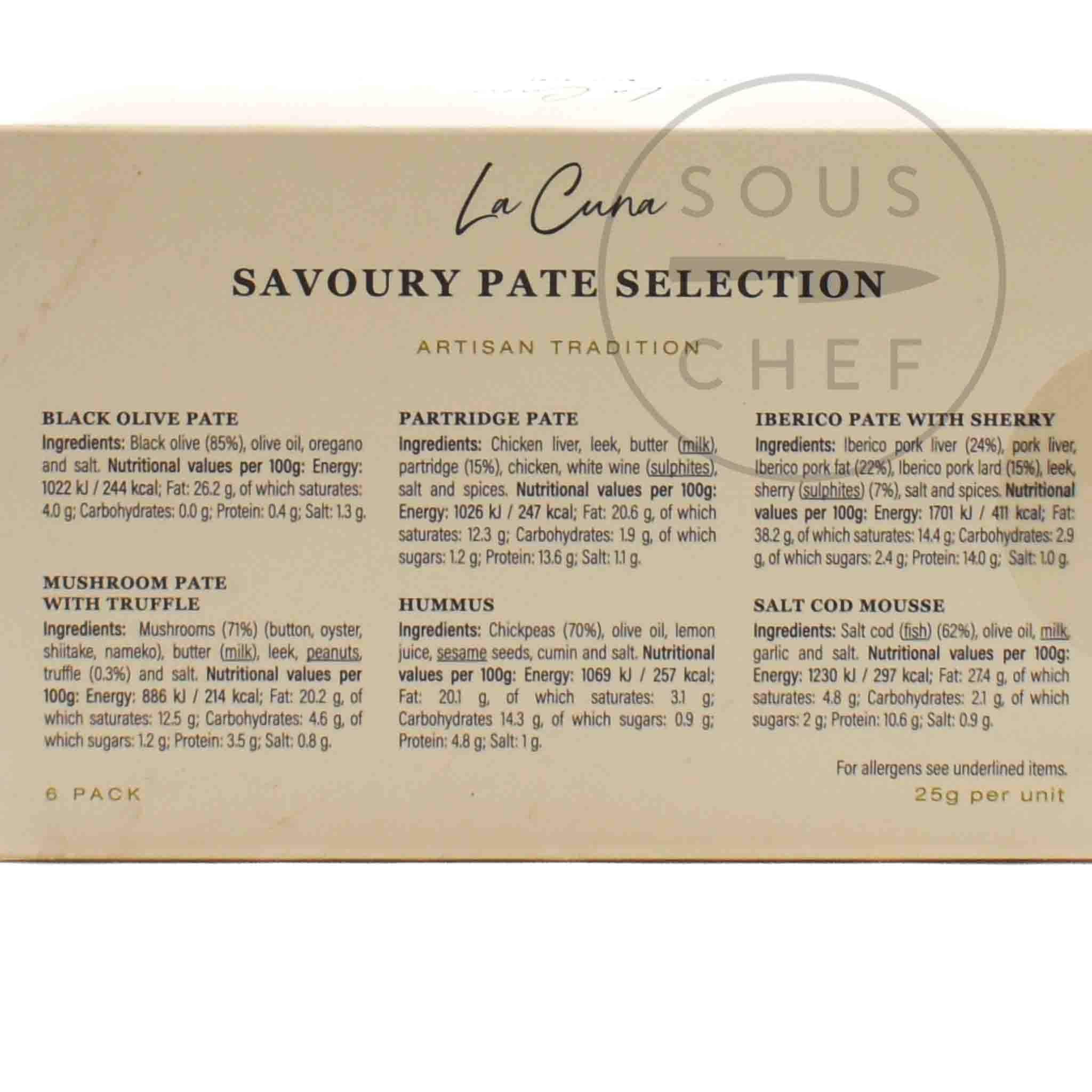 La Cuna Savoury Pate Selection, 6x25g - Image 3