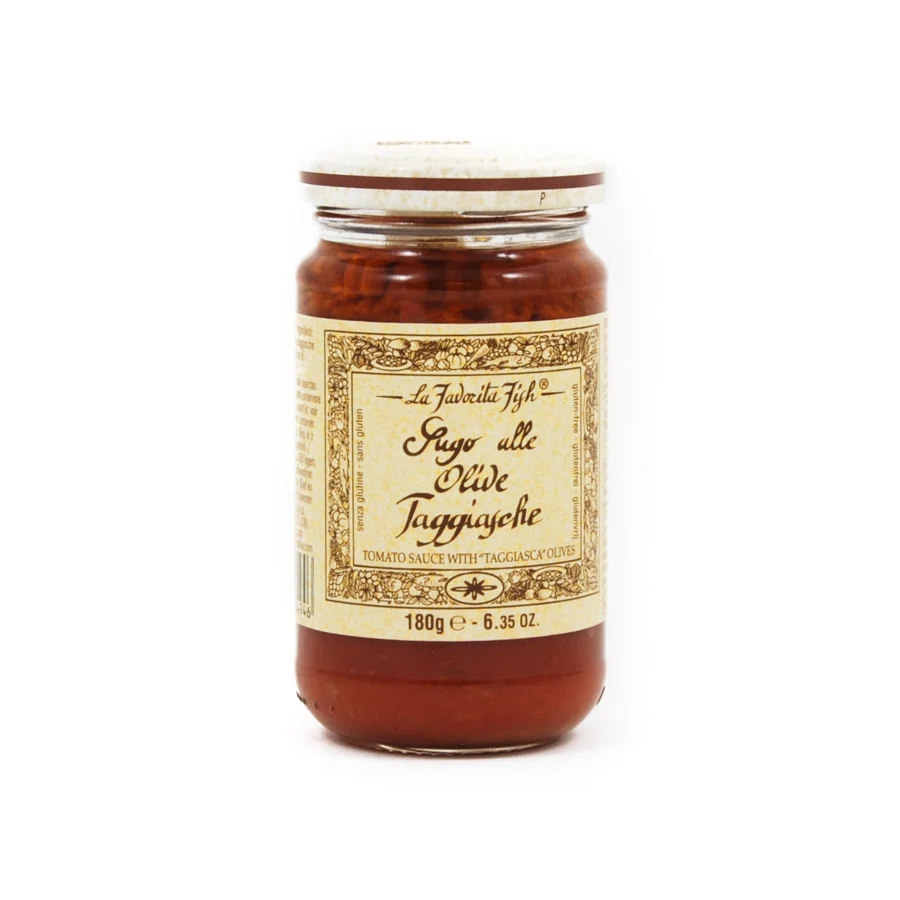 La Favorita Tomato Sauce With Taggiasca Olives, 180g