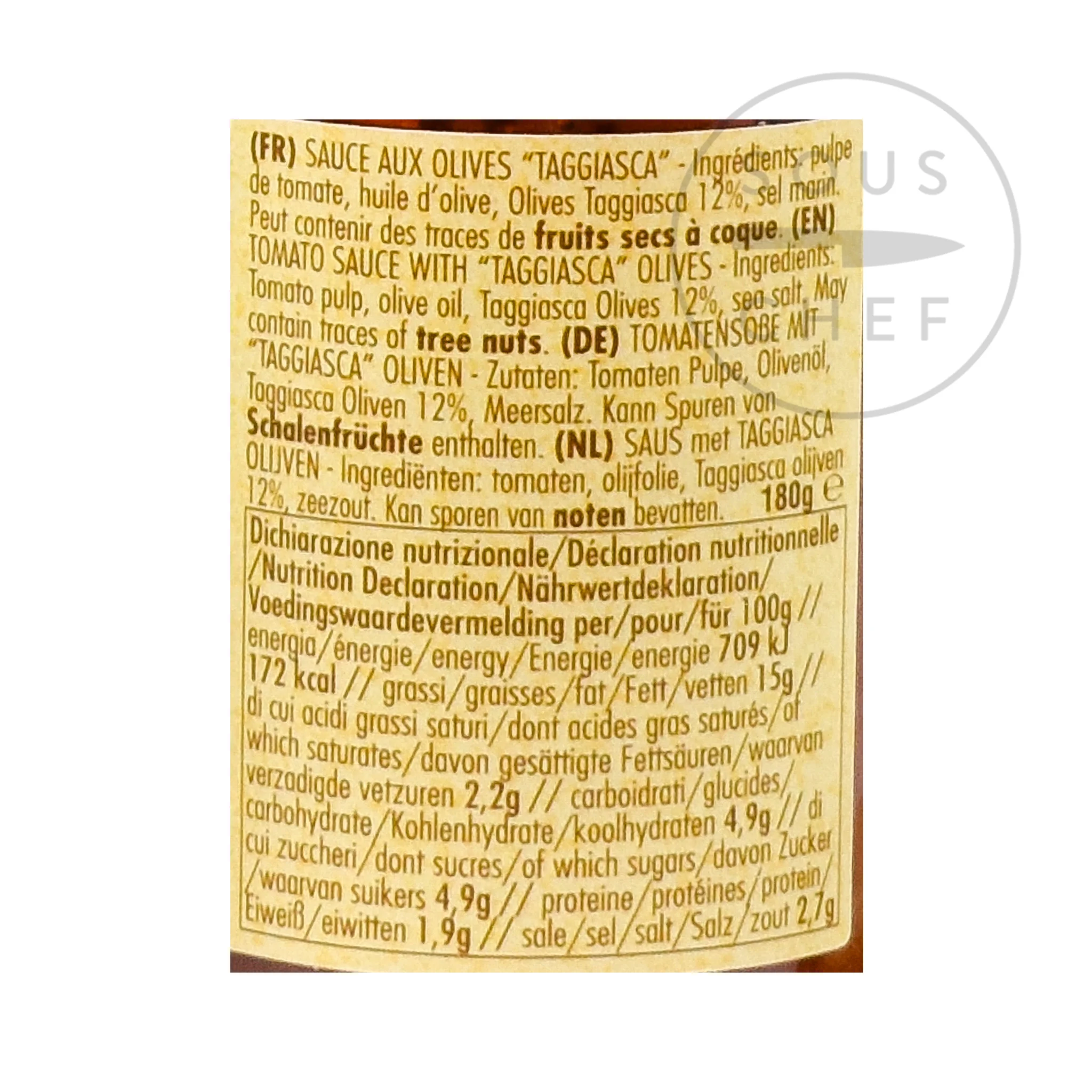 La Favorita Tomato Sauce With Taggiasca Olives, 180g - Image 2