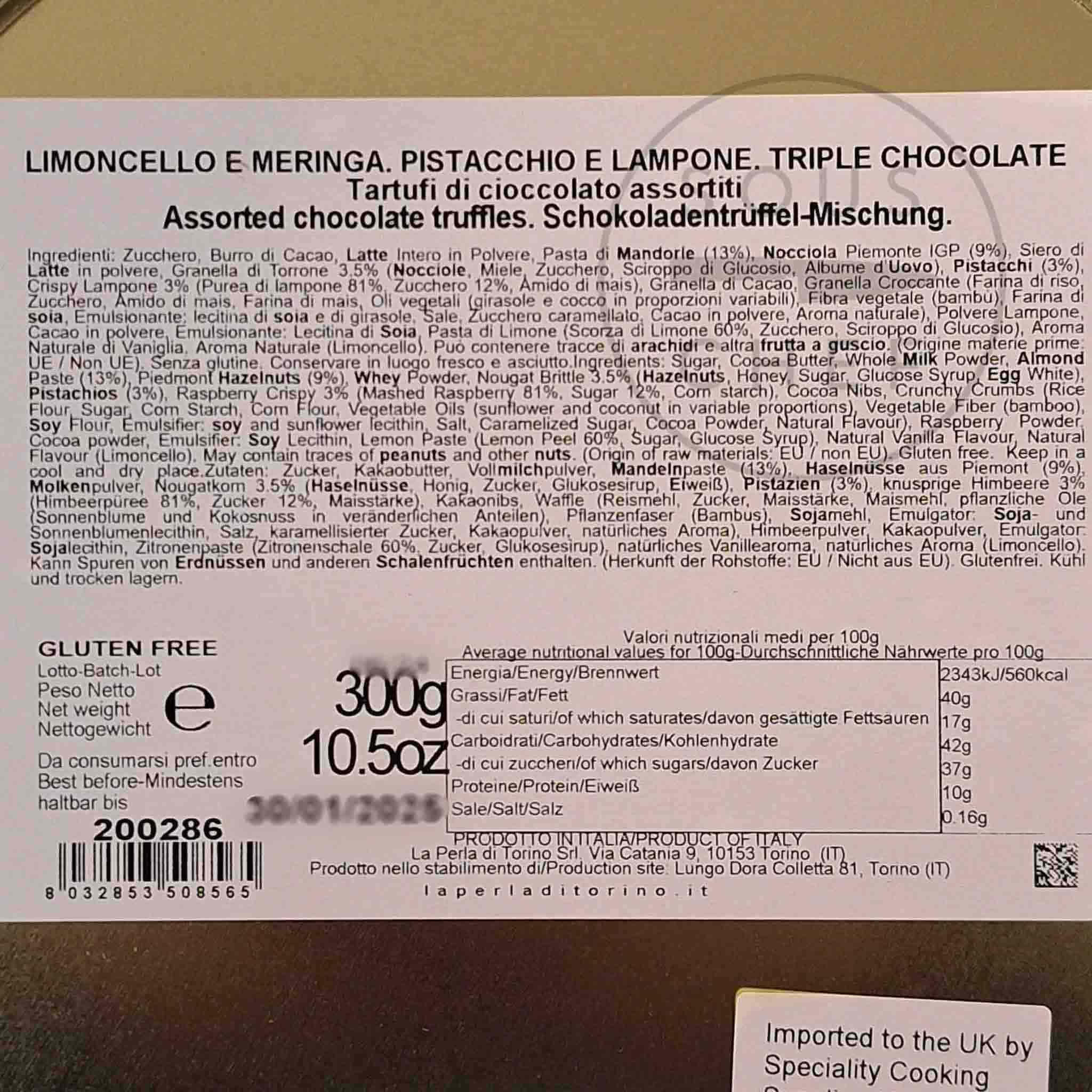 La Perla di Torino Truffle Selection in Tin, 300g - Image 3