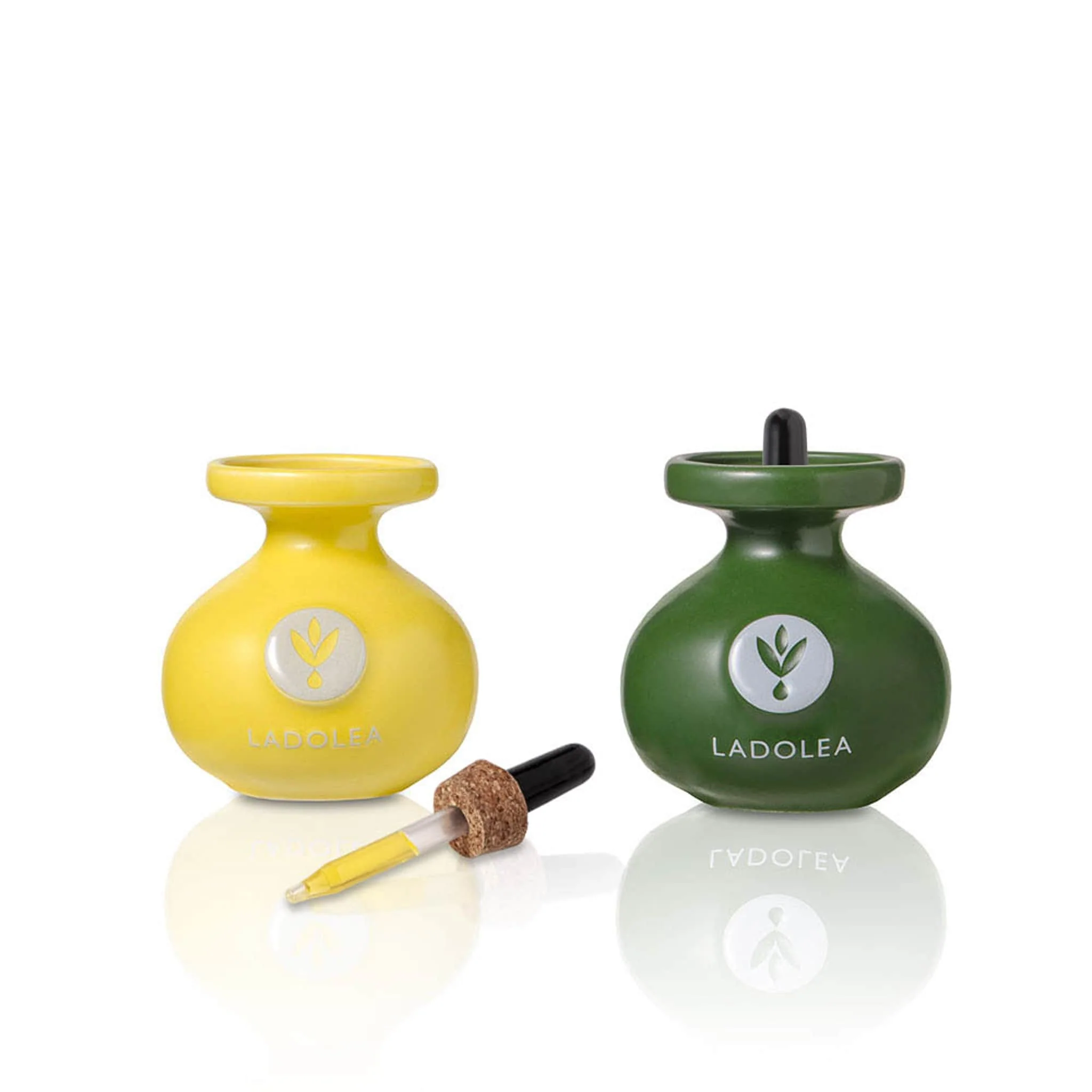 Ladolea Set of 2 Lemon & Oregano Infused Extra Virgin Olive Oil, 80ml - Image 2