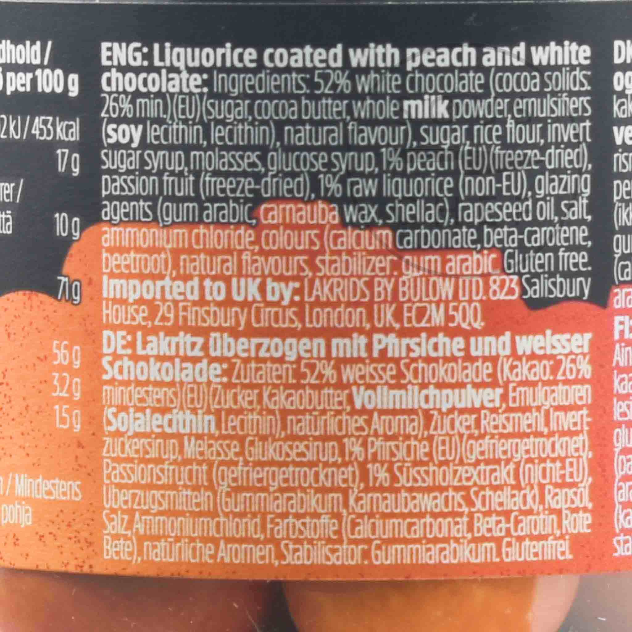 Lakrids LOVE Peach & White Chocolate Liquorice - Image 6