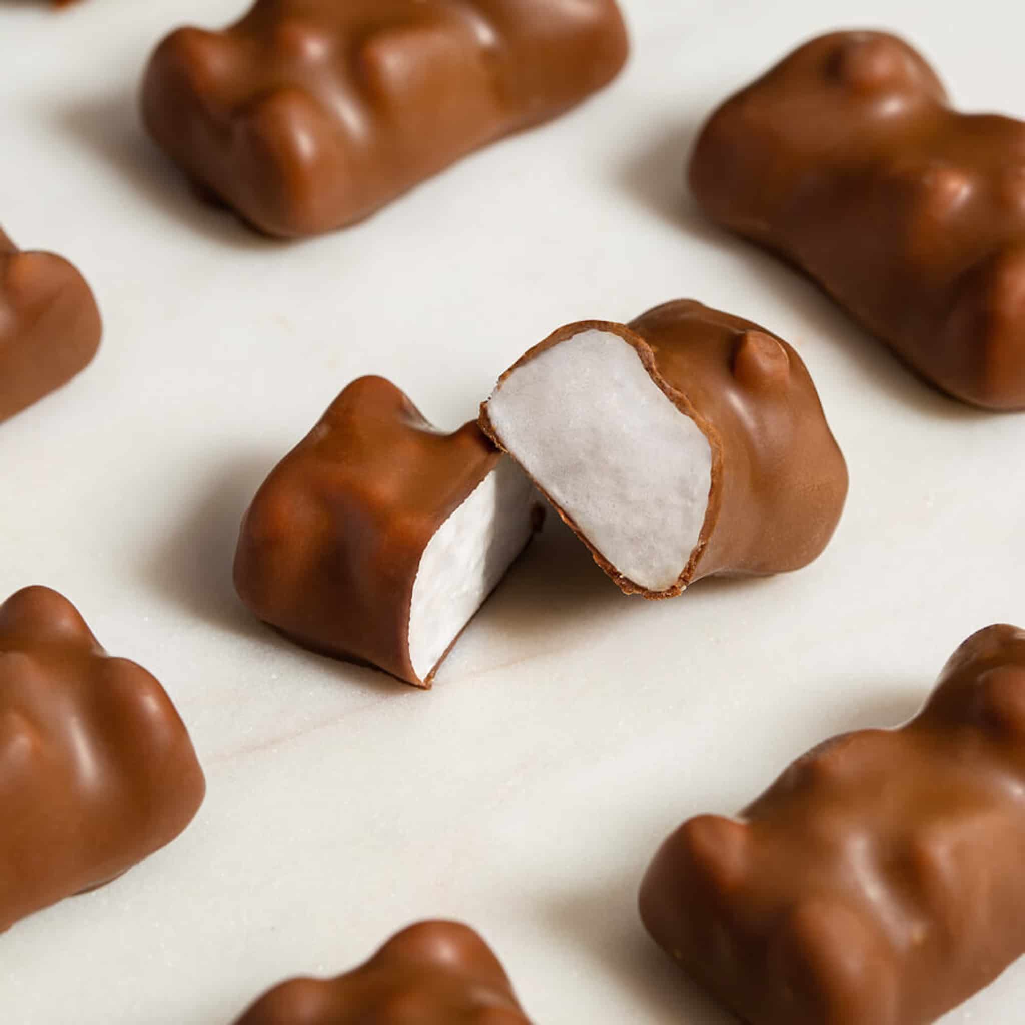 Le Chocolat des Francais Set of 12 Milk Chocolate Covered Marshmallow Bears, 138g - Image 4
