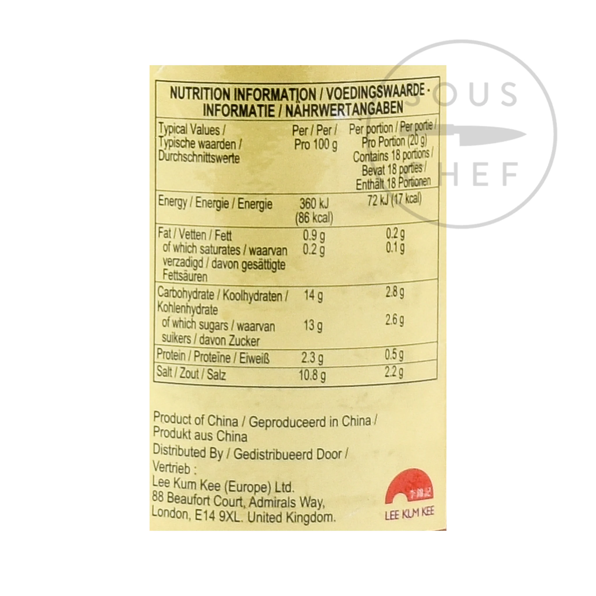Lee Kum Kee Chilli Garlic Sauce, 368g - Image 2