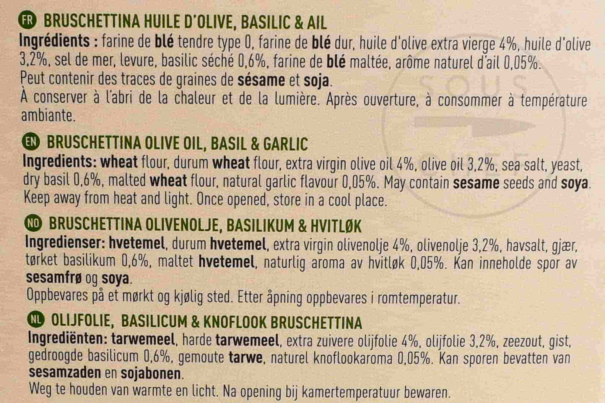Maison Bremond Bruschettina With Olive Oil, Garlic & Basil, 80g - Image 2