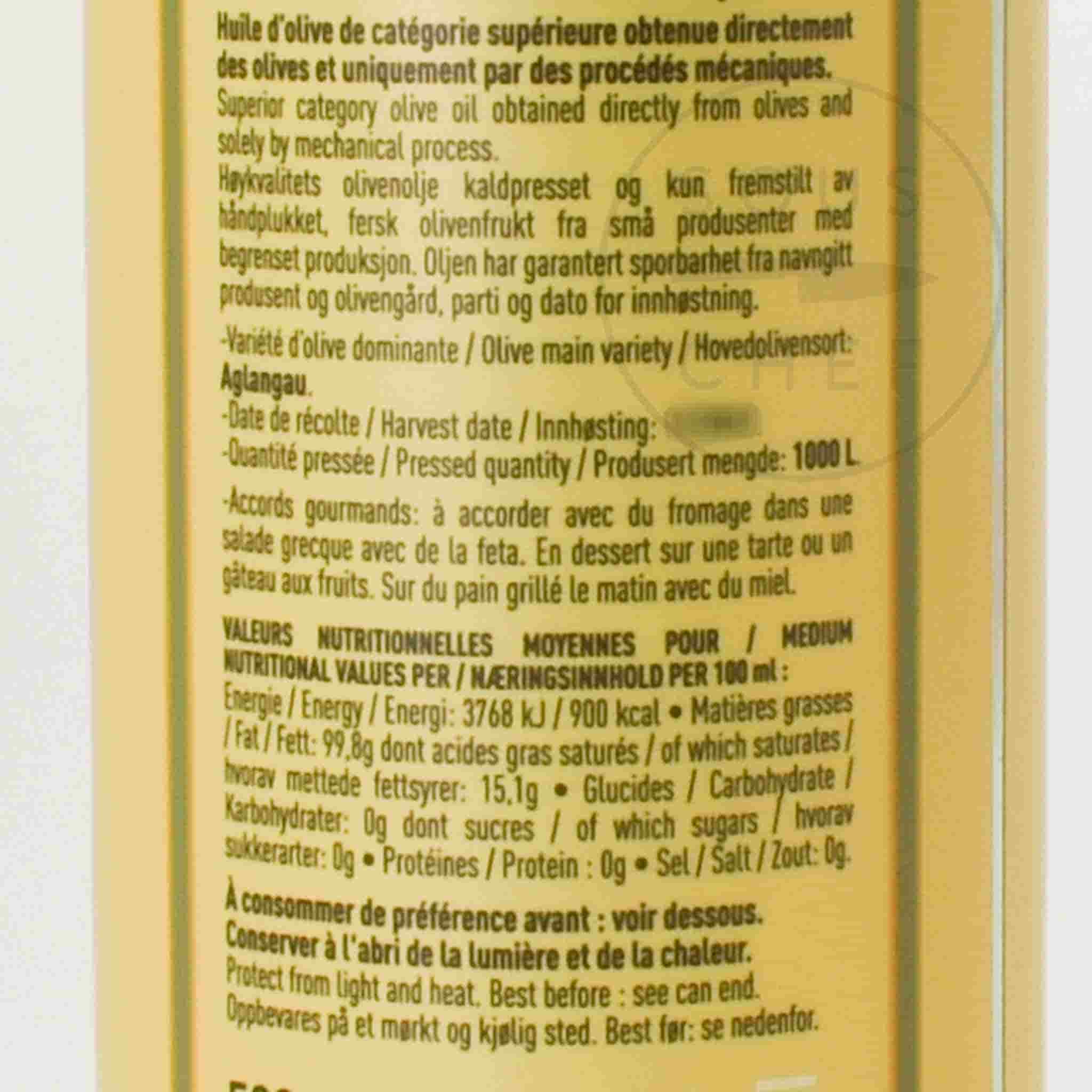 Maison Bremond Heritage Ripe Fruity Provence Extra Virgin Olive Oil, 500ml - Image 2