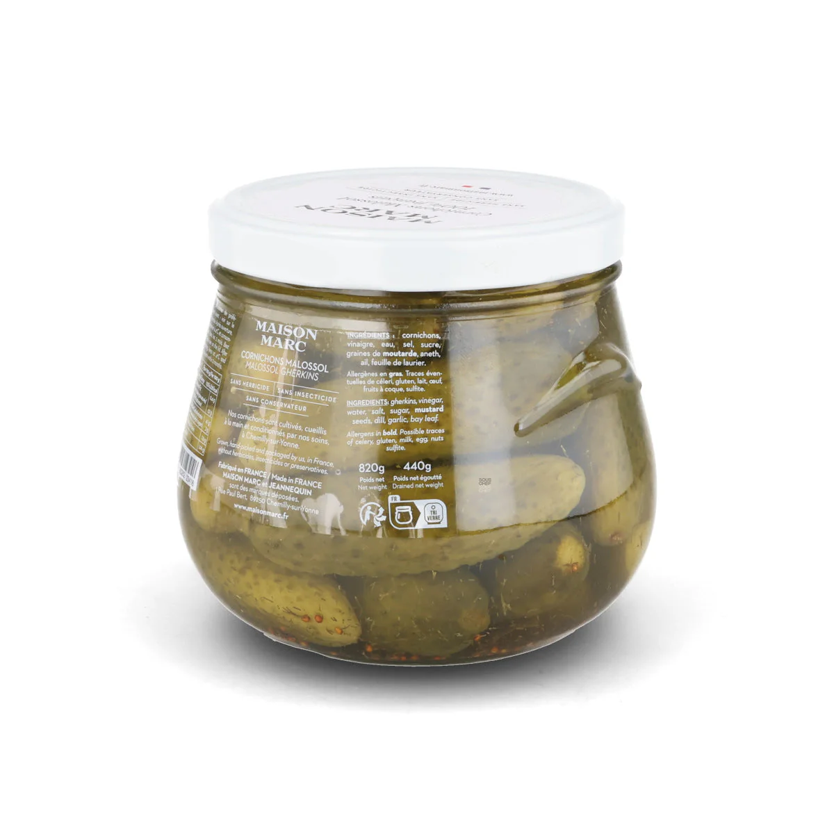 Maison Marc Malossol Cornichons, 440g - Image 2