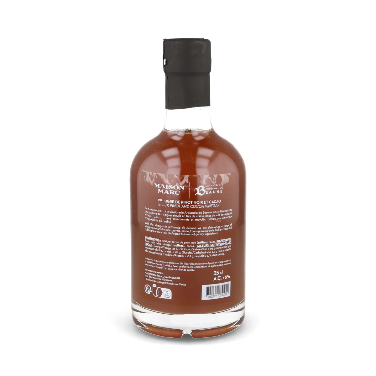 Maison Marc Pinot Noir Vinegar with Cacoa, 350ml - Image 2