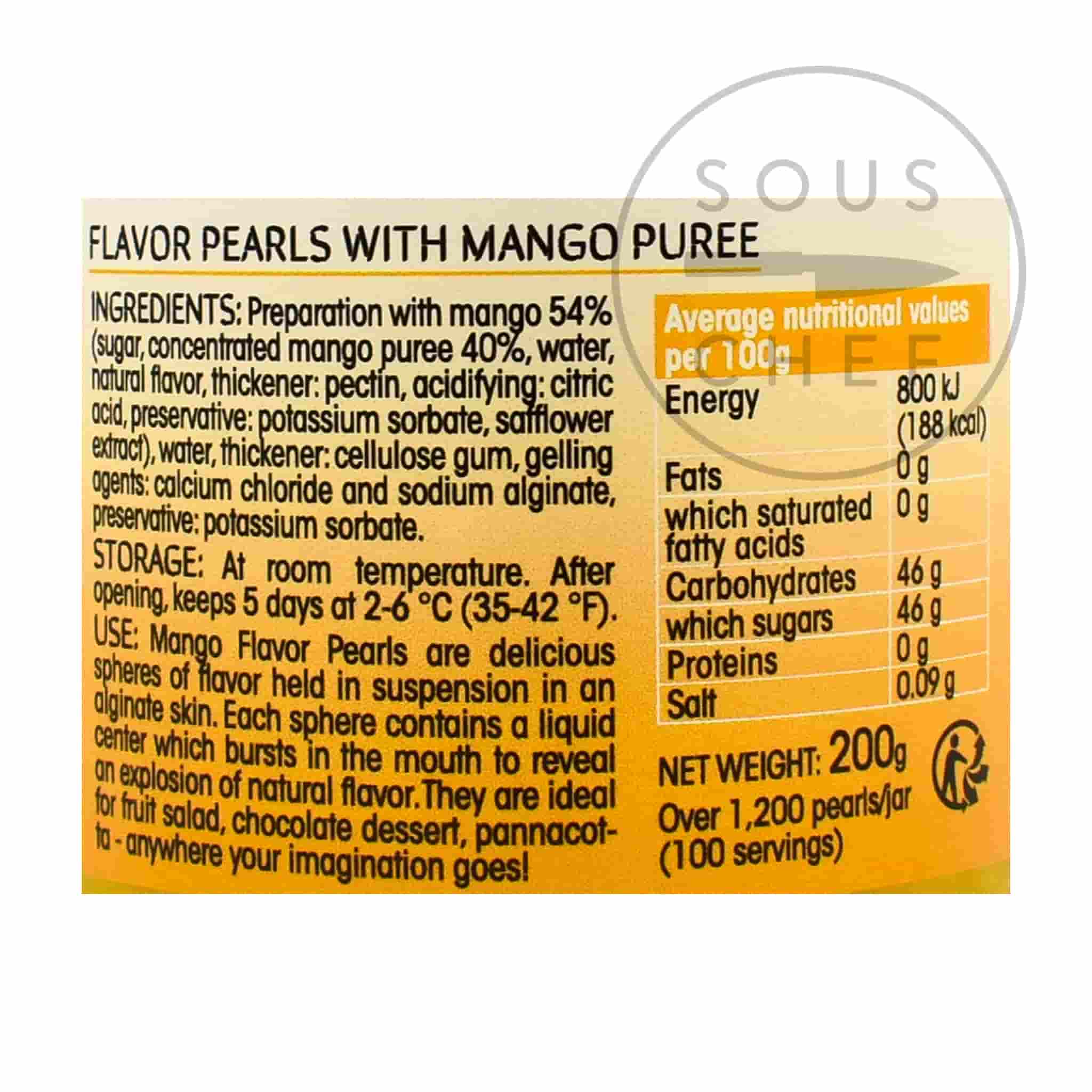 Perles de Saveurs Mango Flavour Pearls - Image 5