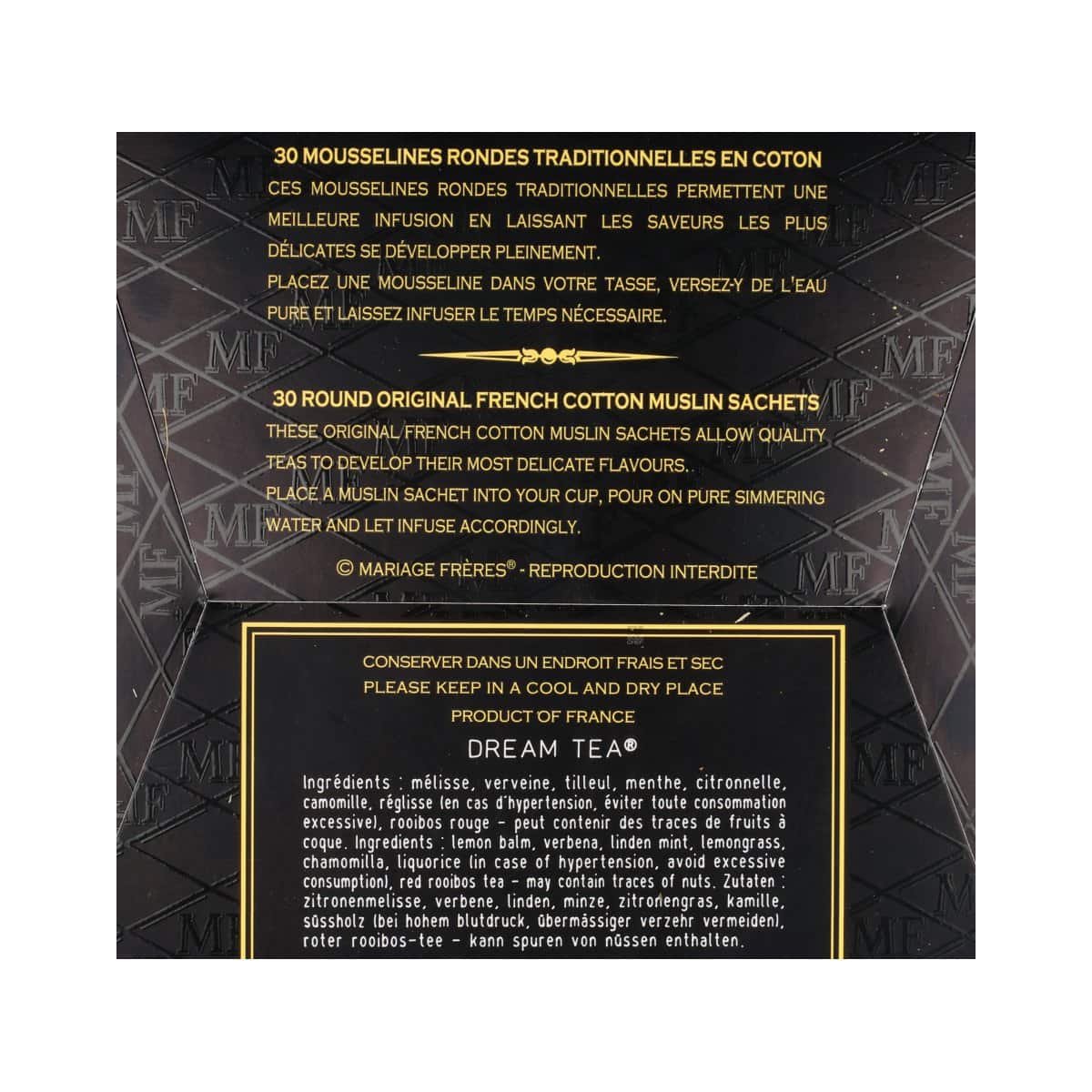 Mariage Freres Dream Tea Tea Bags, 75g - Image 3