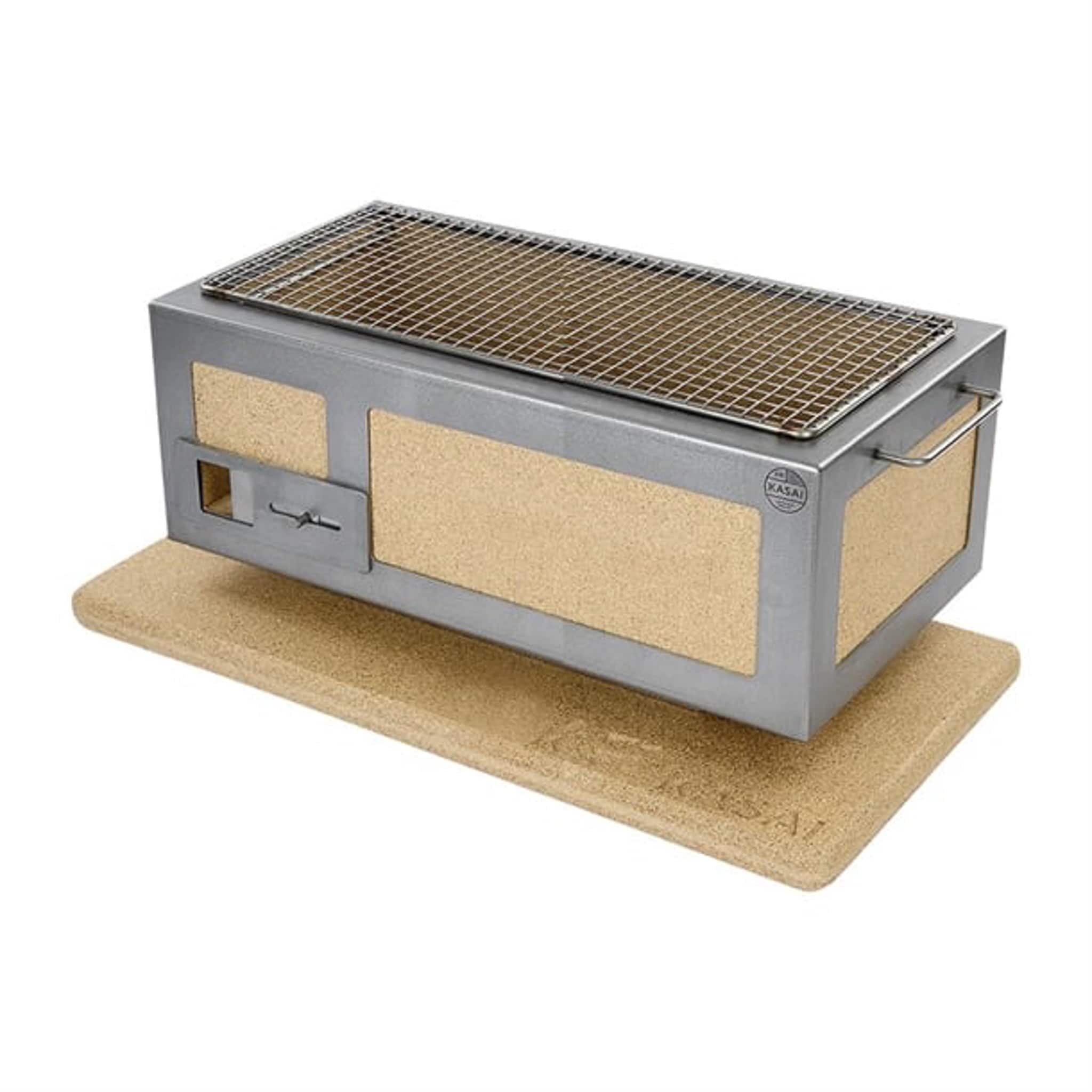 Medium Wide Kasai Konro Grill with Stainless Steel Frame V2 - Image 3