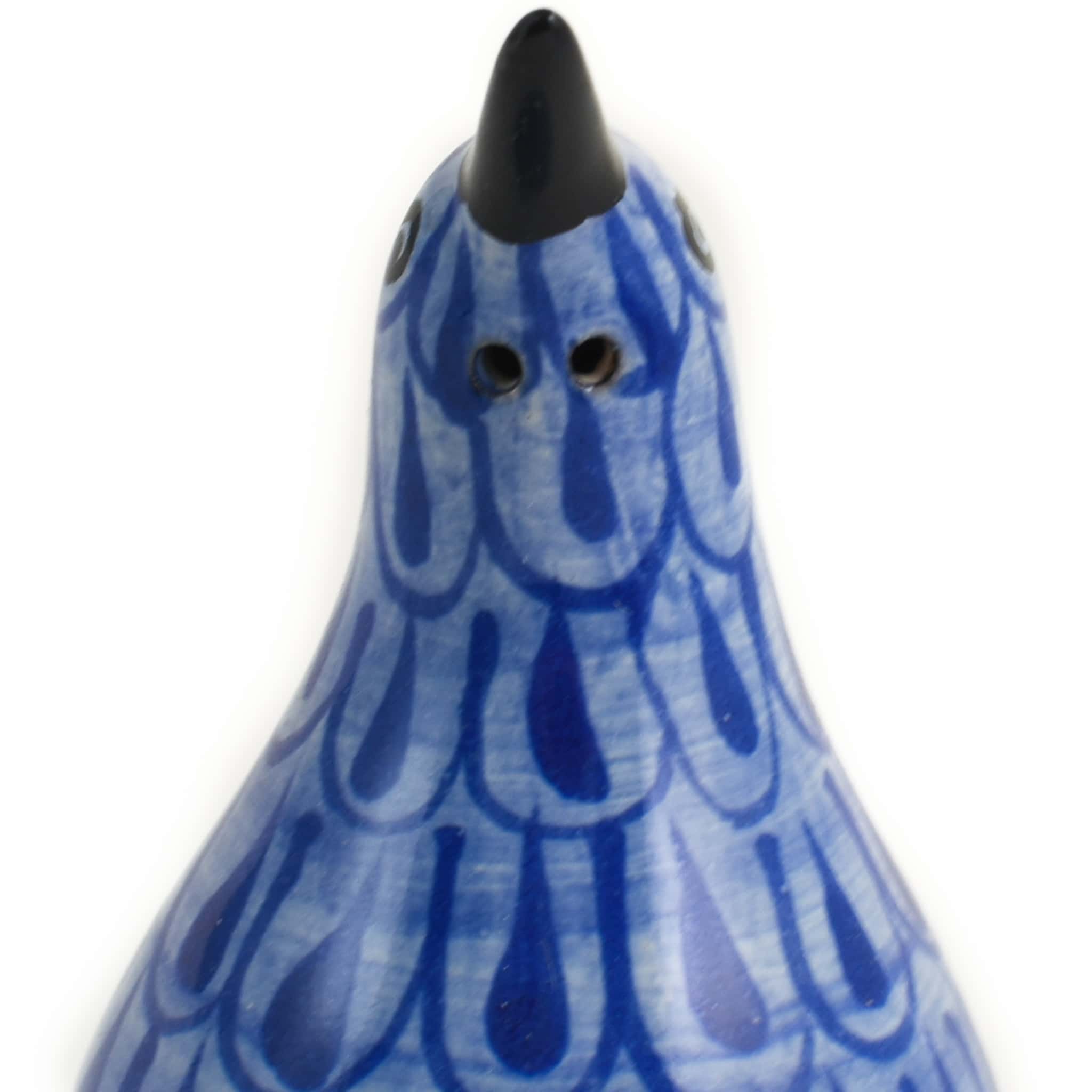 Mexican Hand Painted Bird Salt & Pepper Shaker Set - Image 2