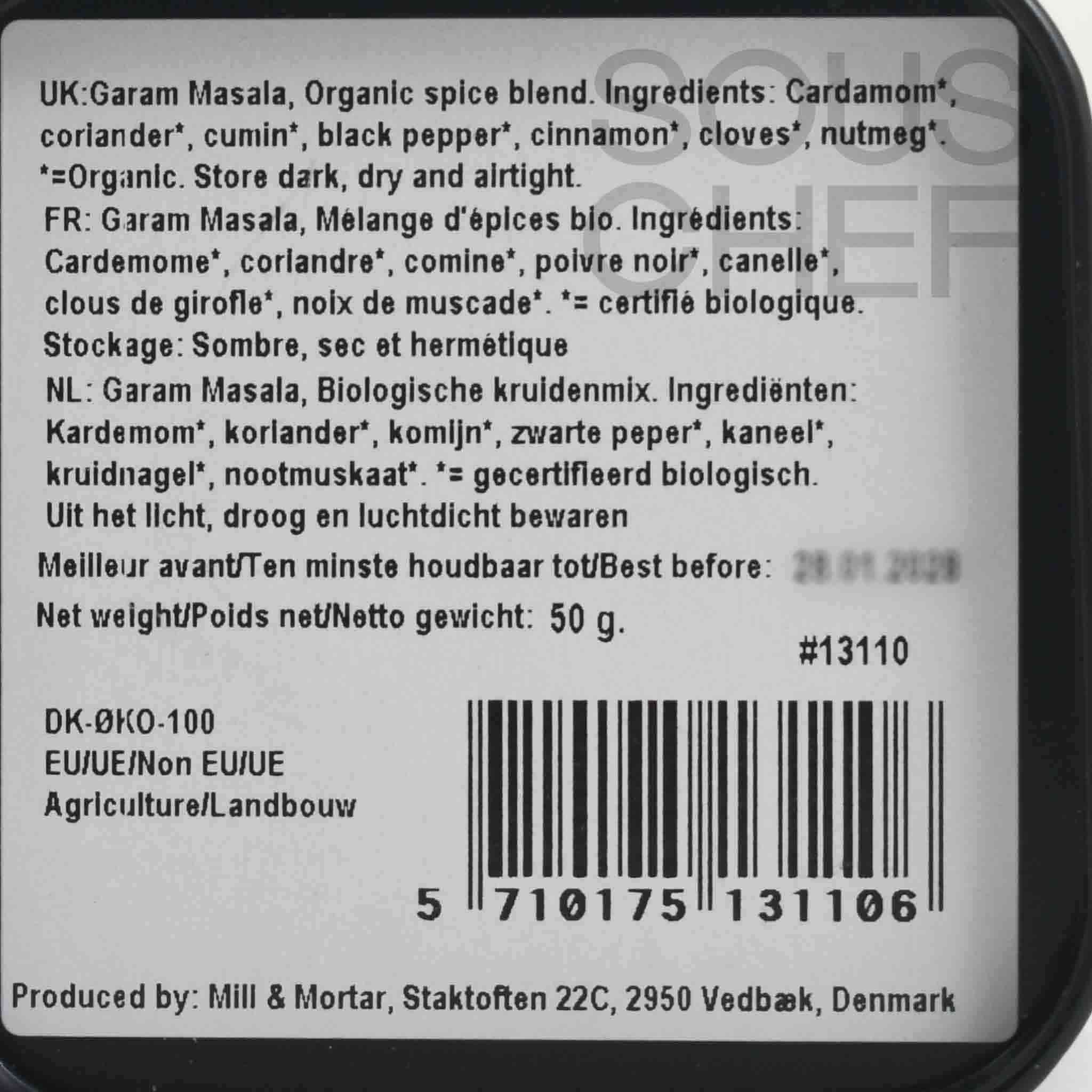 Mill & Mortar Organic Garam Masala, 50g - Image 2