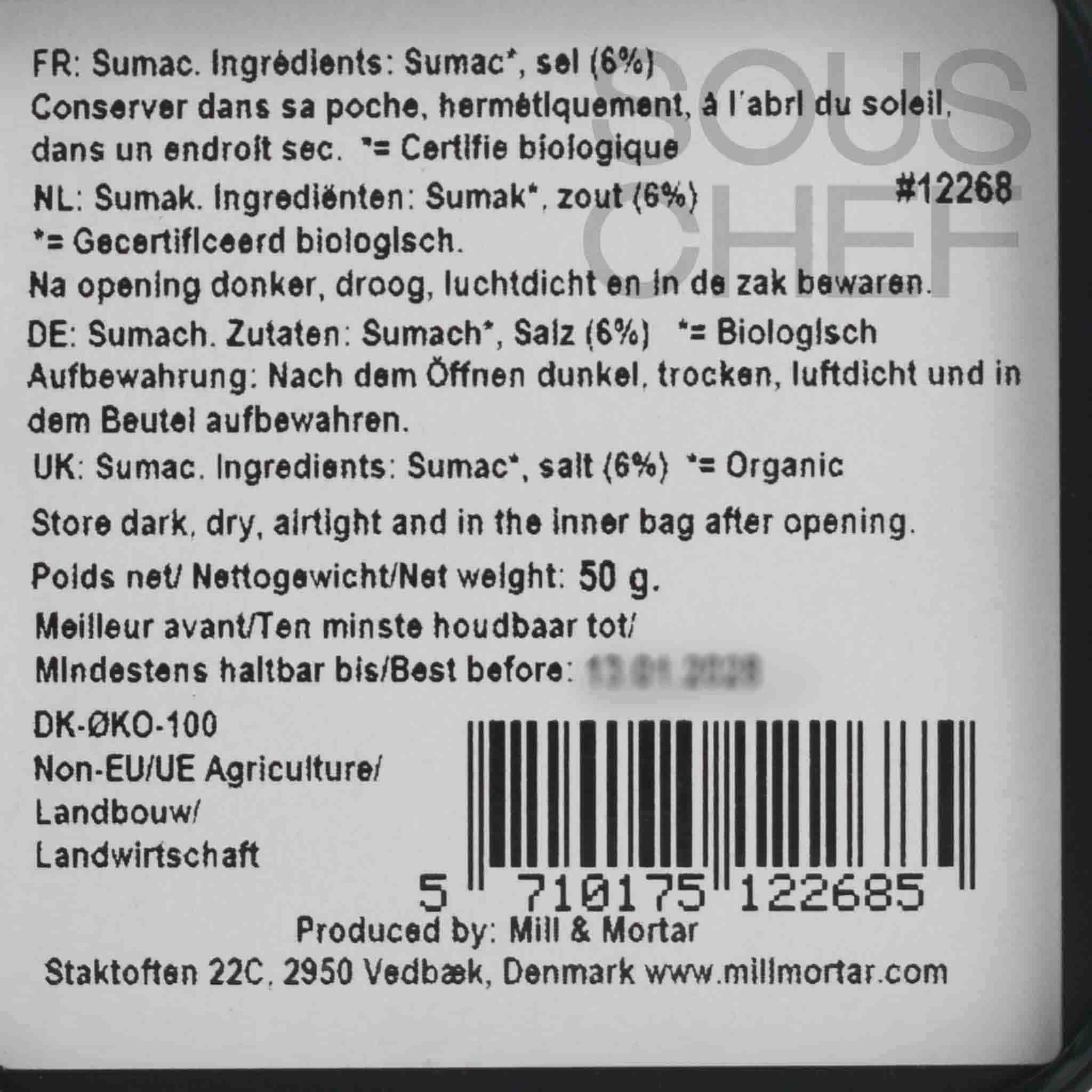 Mill & Mortar Organic Sumac, 50g - Image 2