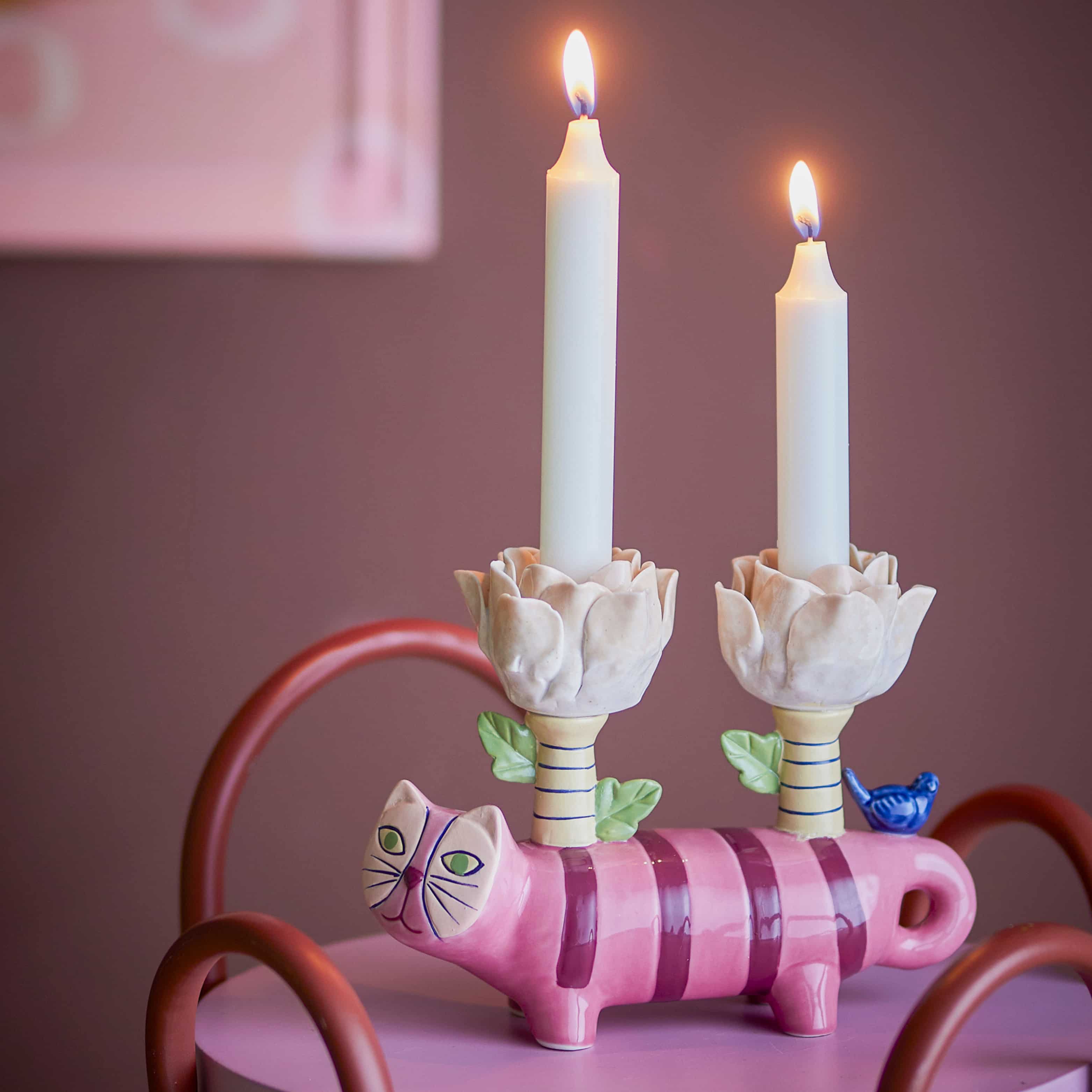 Missy Cat Candle Holder, 20cm - Image 2