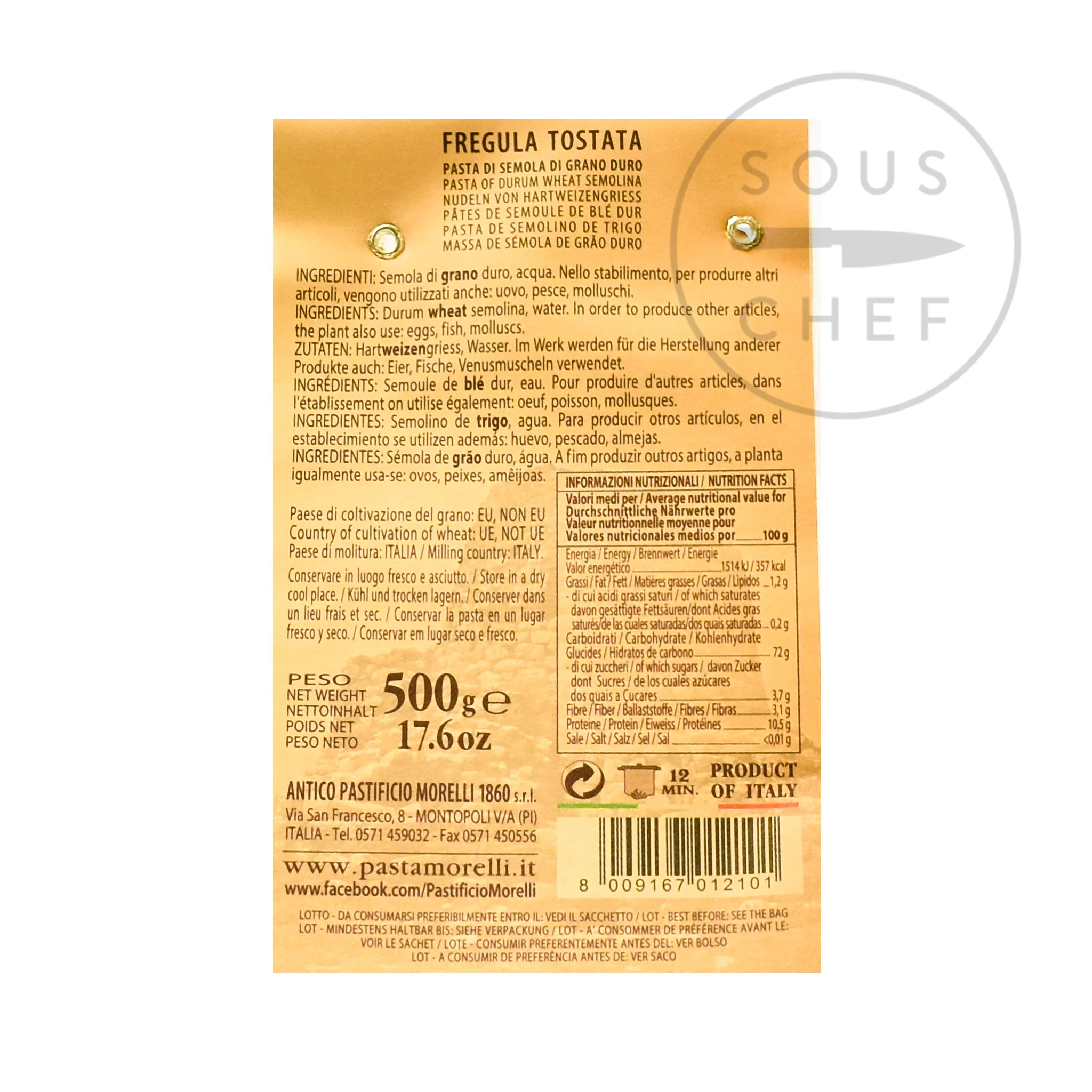 Morelli Fregola Sarda, 500g - Image 3