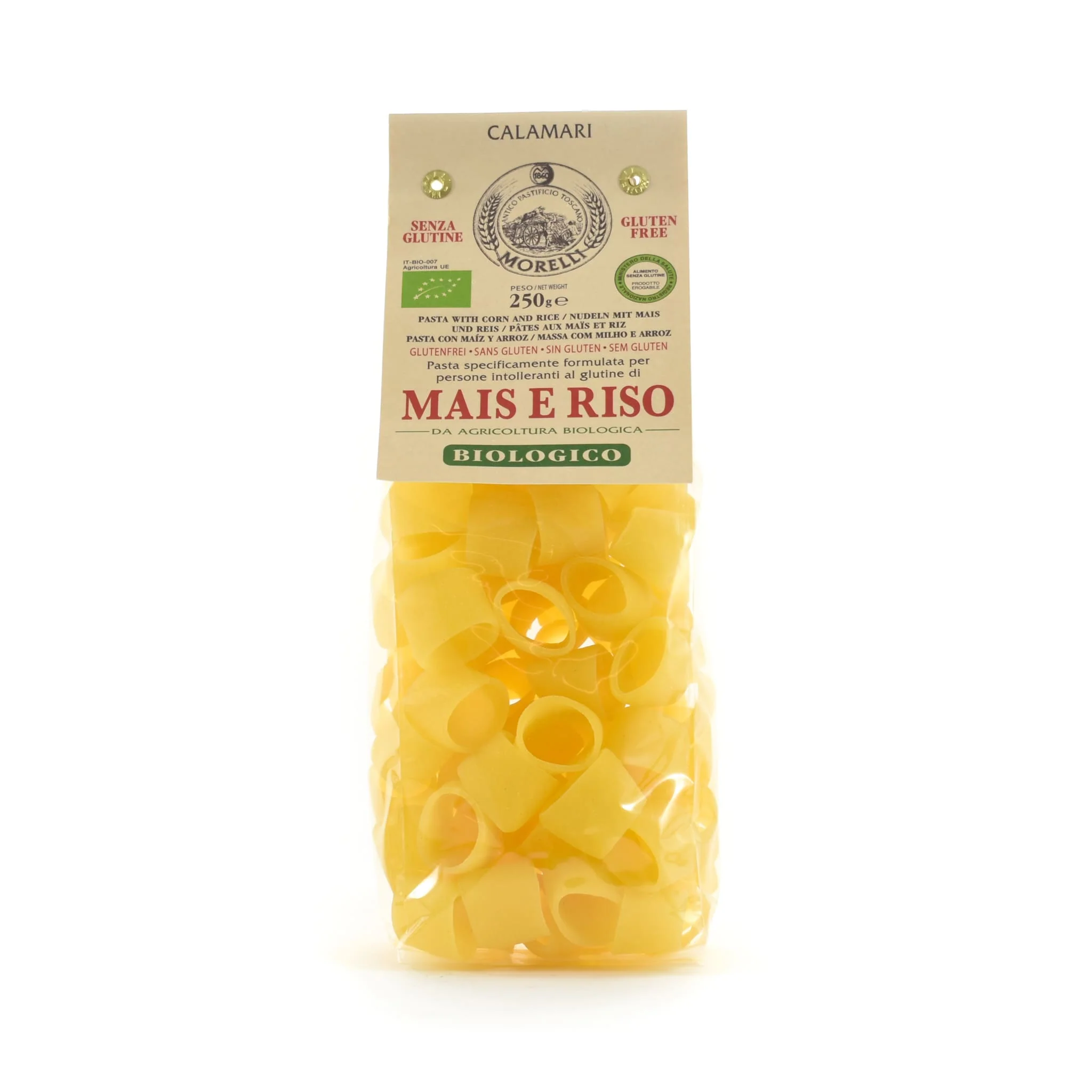 Morelli Organic Gluten Free "Calamari" Pasta, 250g