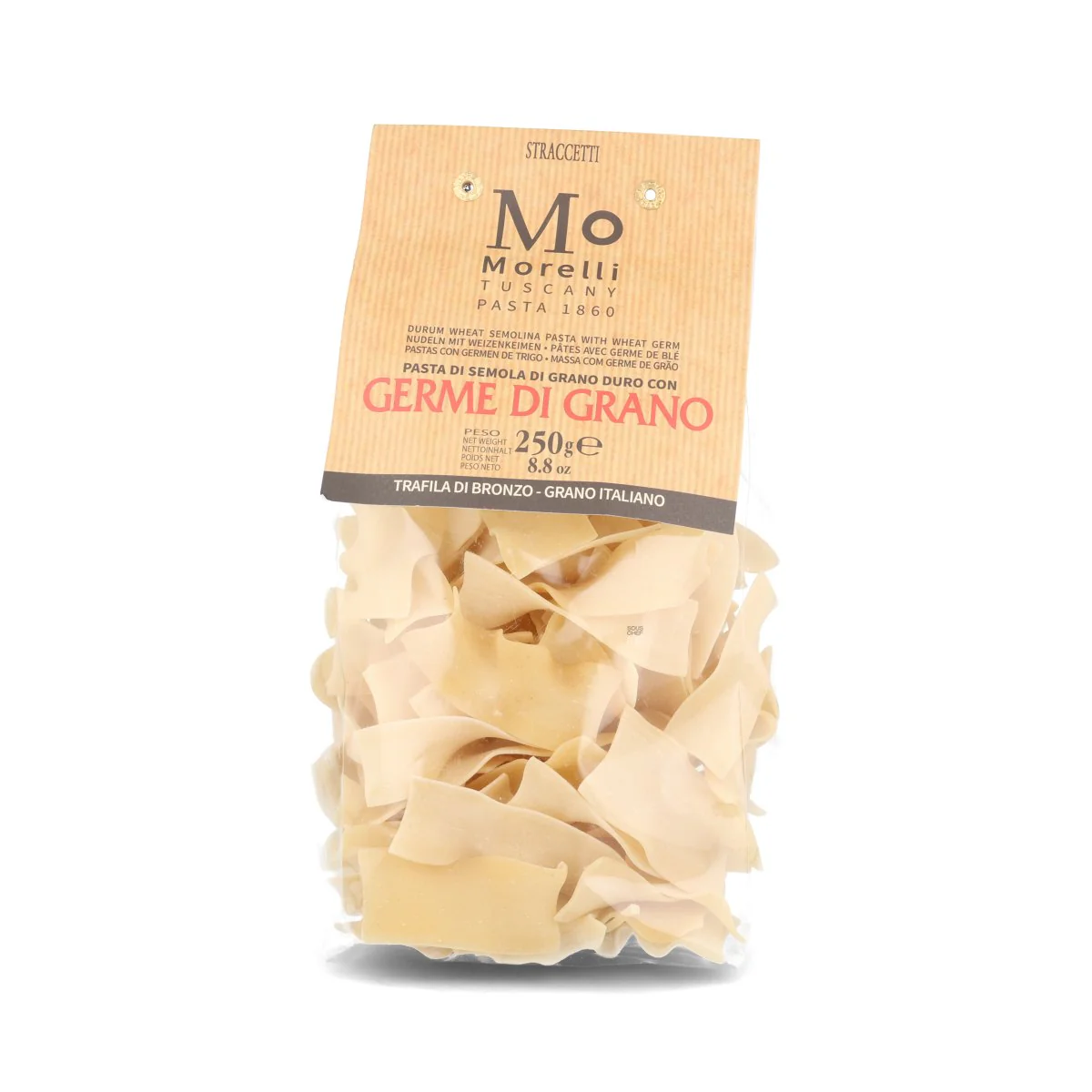 Morelli Straccetti Pasta with Wheat Germ, 250g