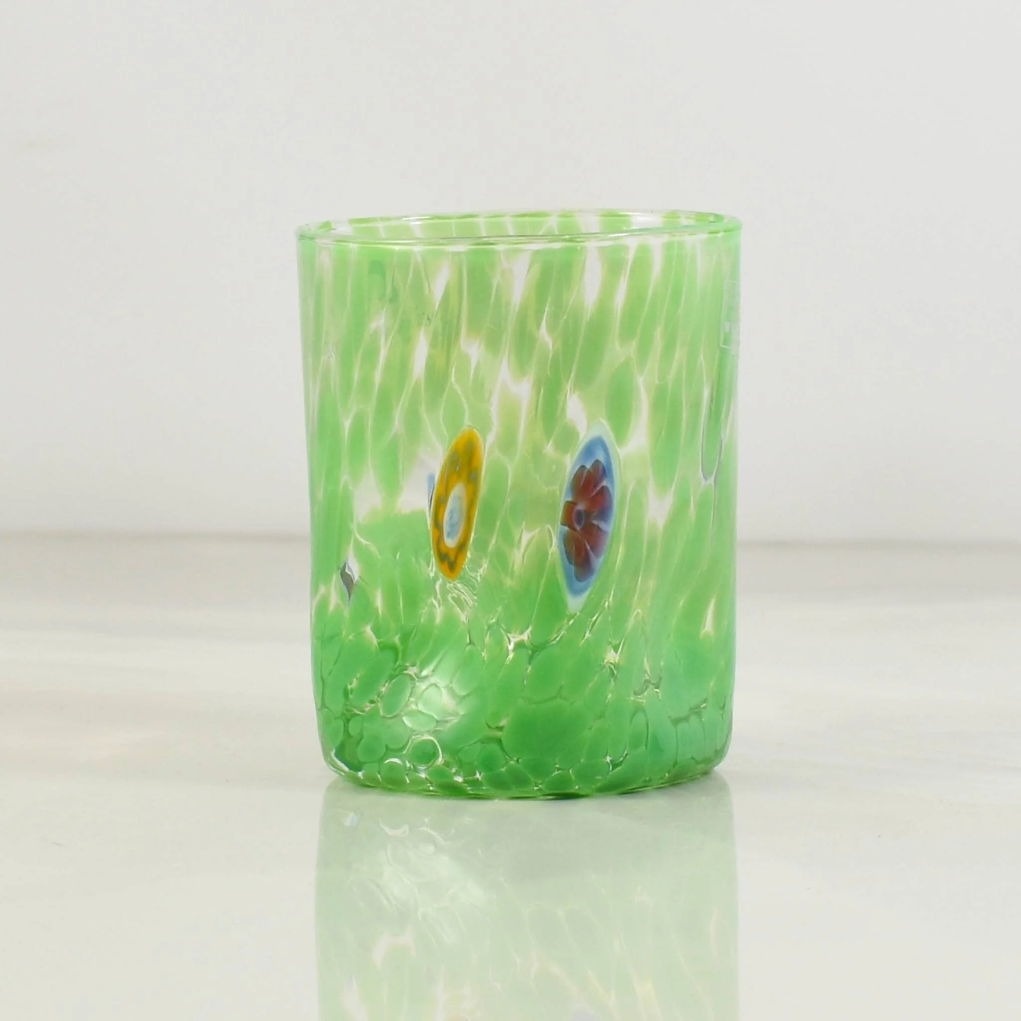 Murano Glass Tumbler, Green - Image 4