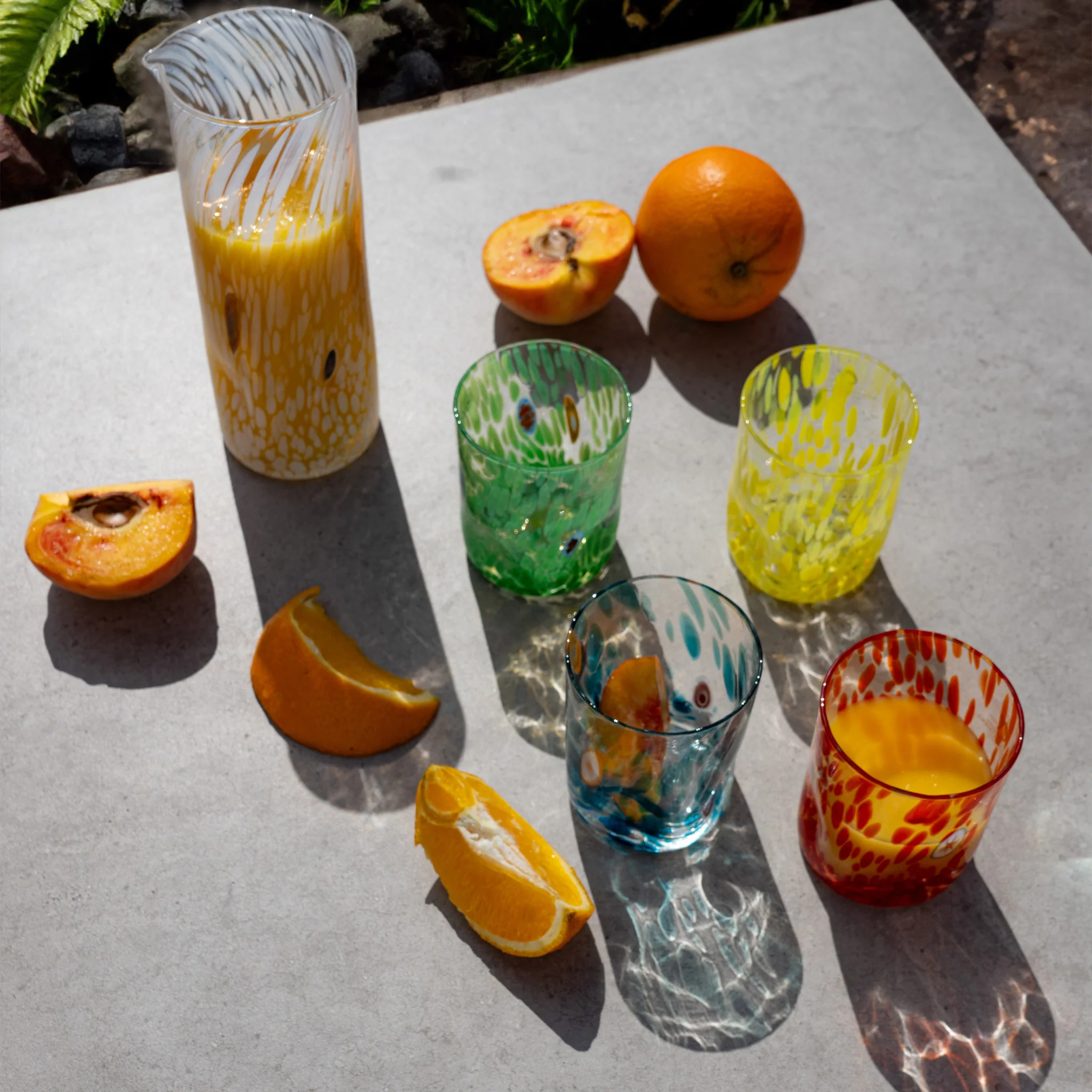 Murano Glass Tumbler, Yellow - Image 3