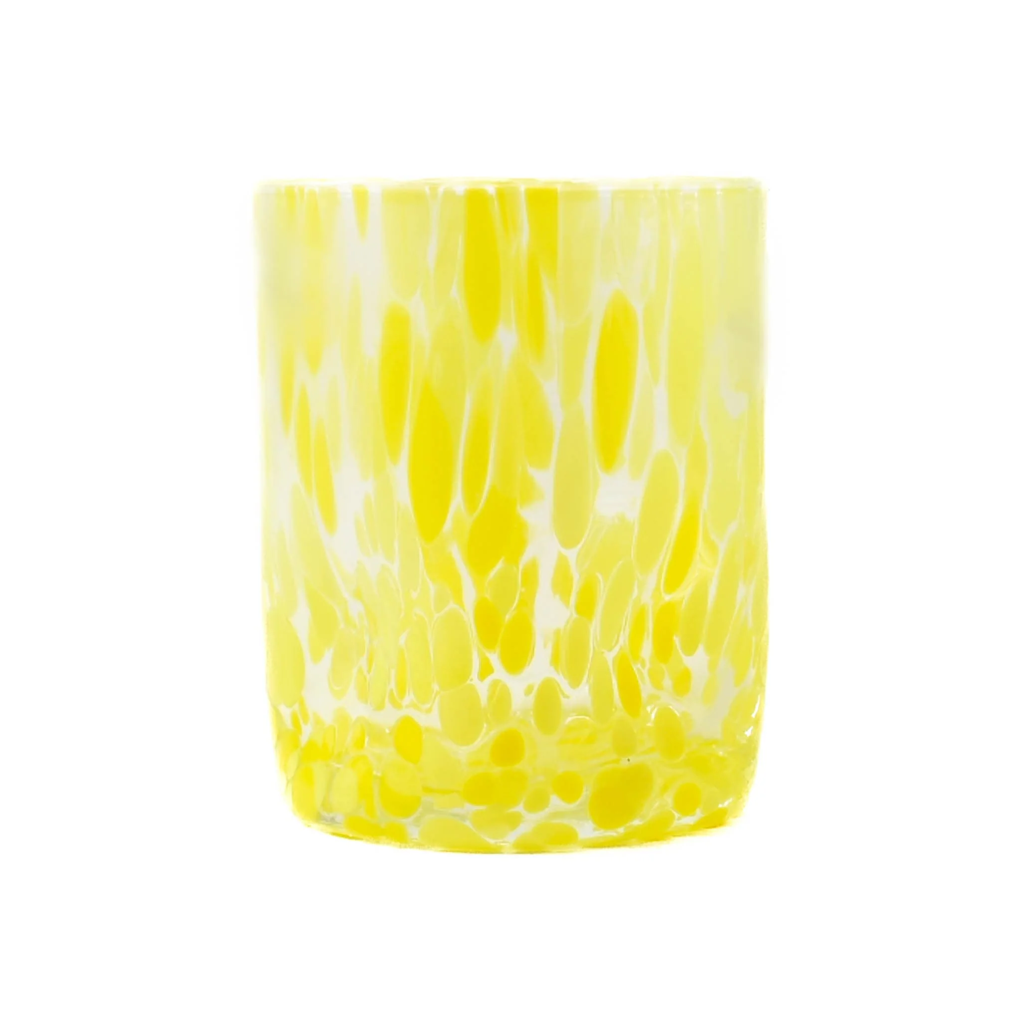Murano Glass Tumbler, Yellow - Image 5