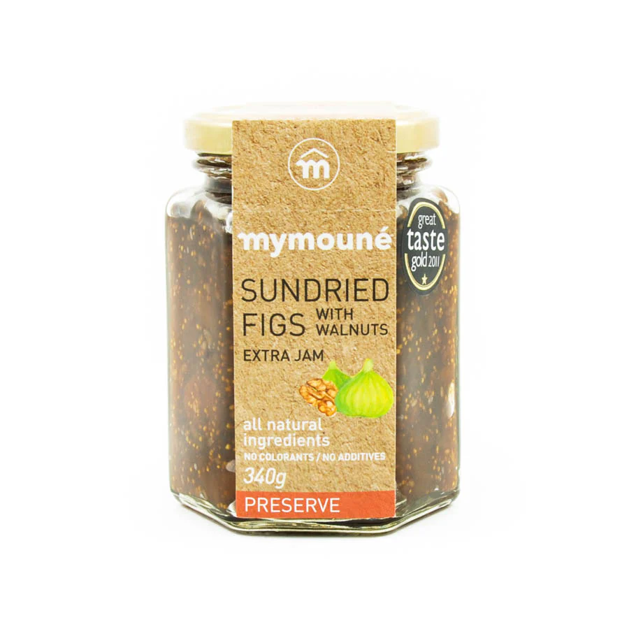 Mymoune Fig Jam with Walnuts, 340g