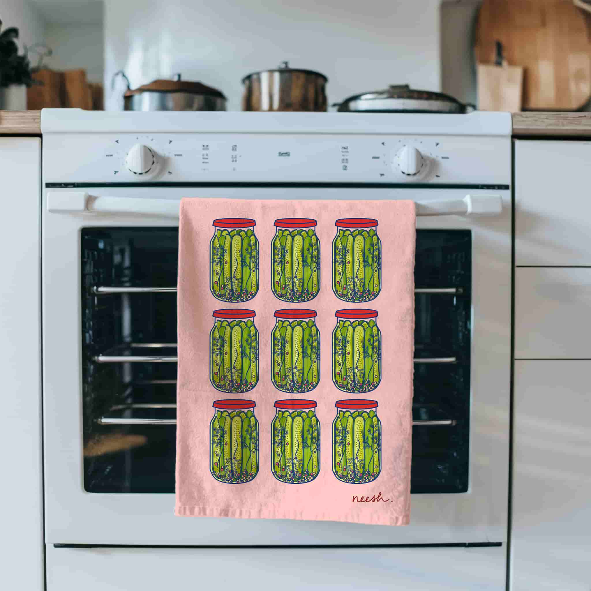 Neesh Home Pickles Tea Towel - Image 2