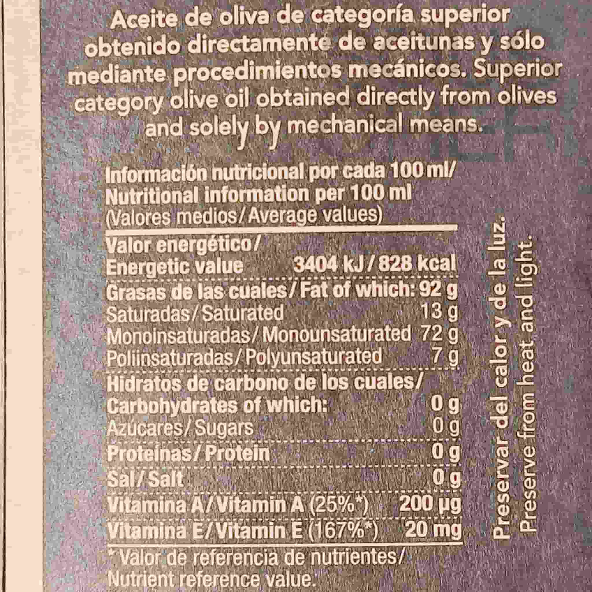 Nobleza del Sur "Eco Night" Organic Blend Gourmet Extra Virgin Olive Oil, 500ml - Image 3