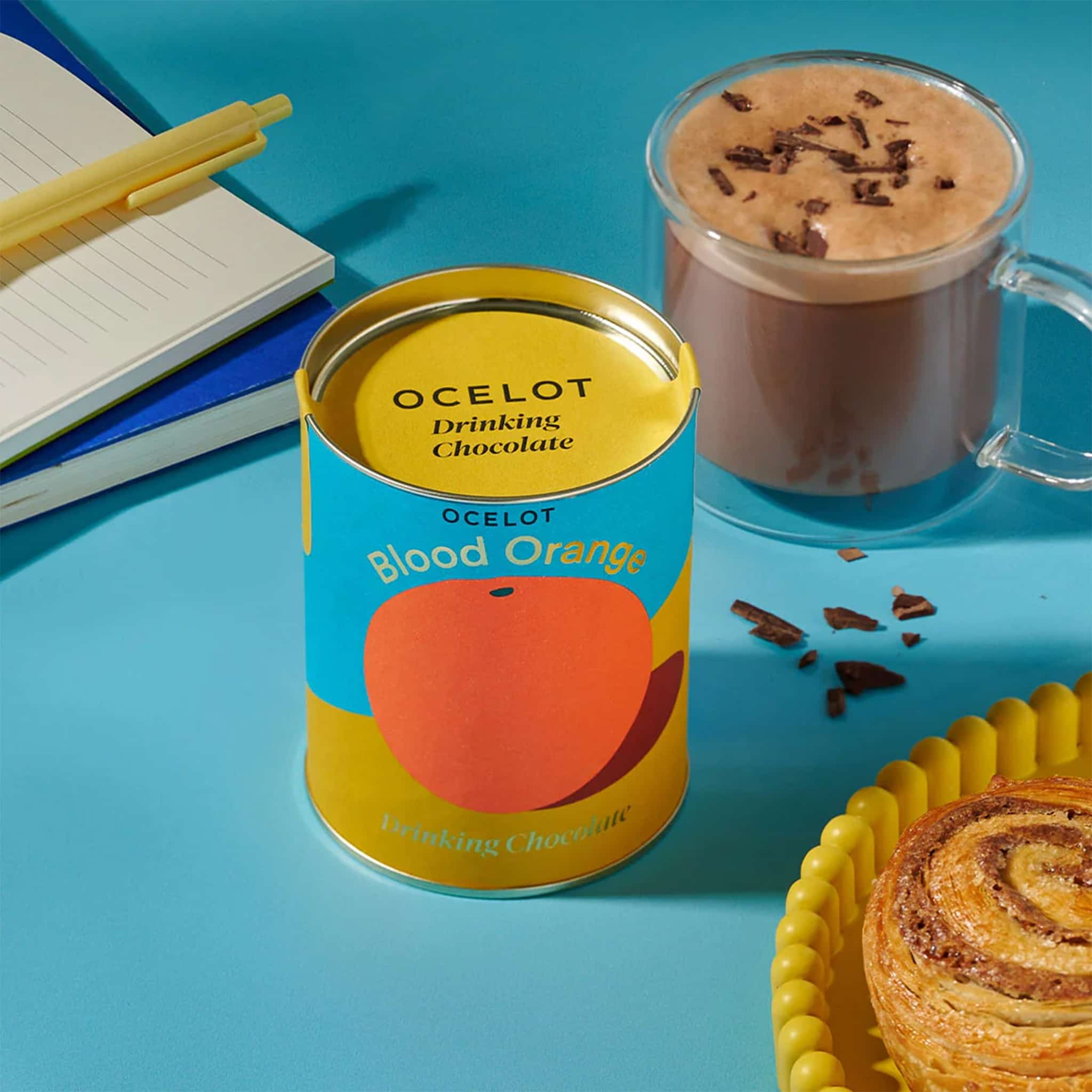 Ocelot Blood Orange Drinking Chocolate, 200g - Image 2