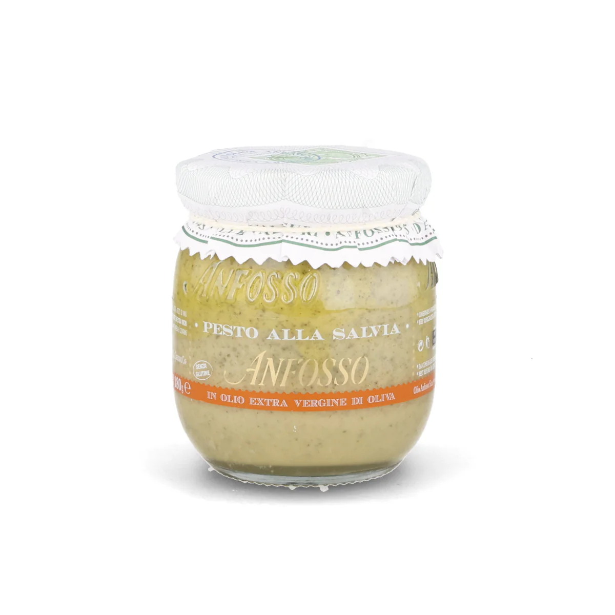 Olio Anfosso Sage Pesto in Extra Virgin Olive Oil, 180g