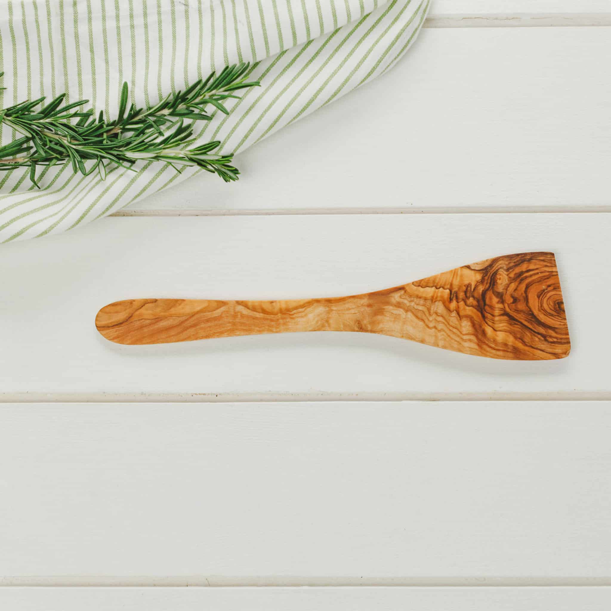 Olive Wood Spatula, 30cm - Image 2