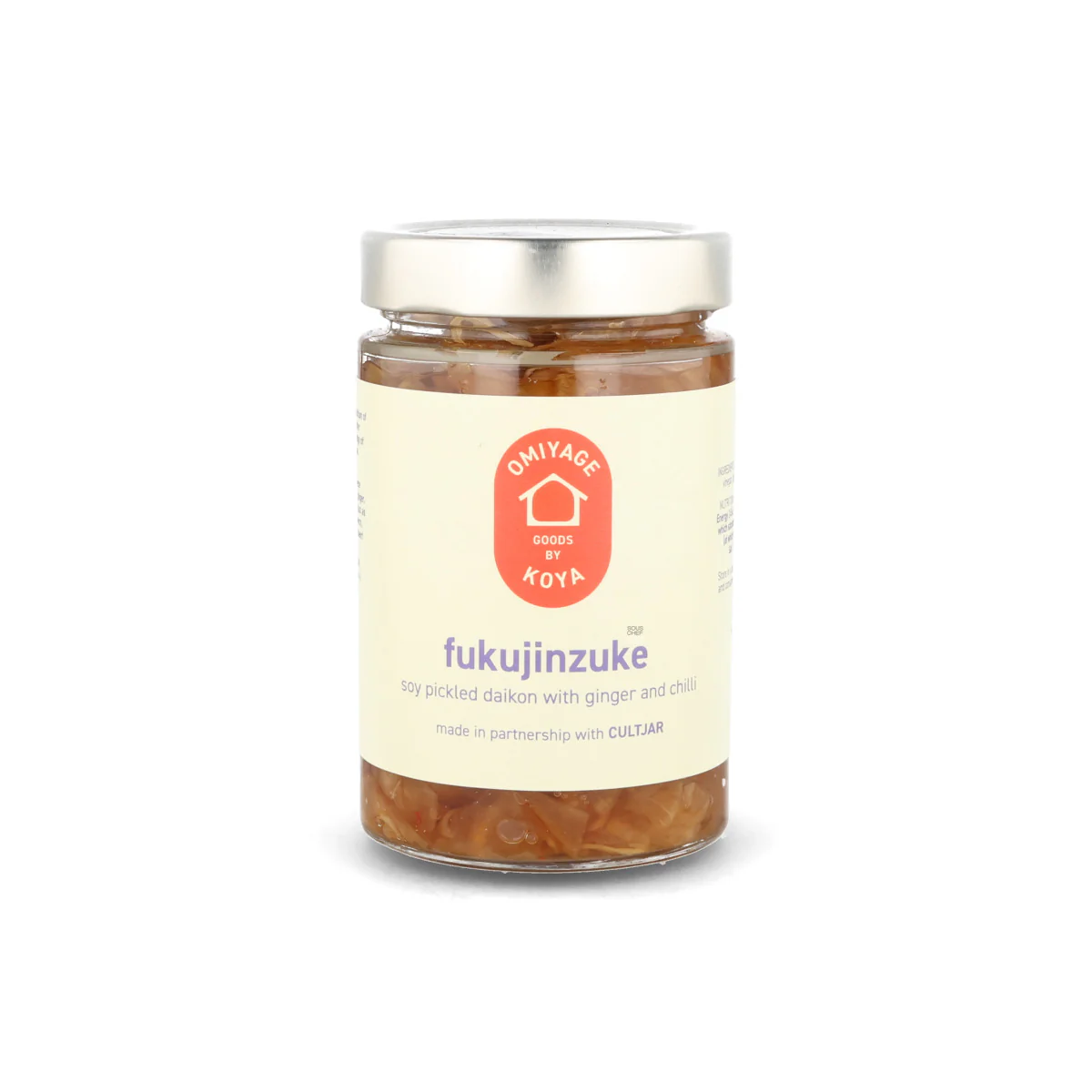 Omiyage by Koya Fukujinzuke - Soy Pickled Daikon with Ginger & Chilli, 370g