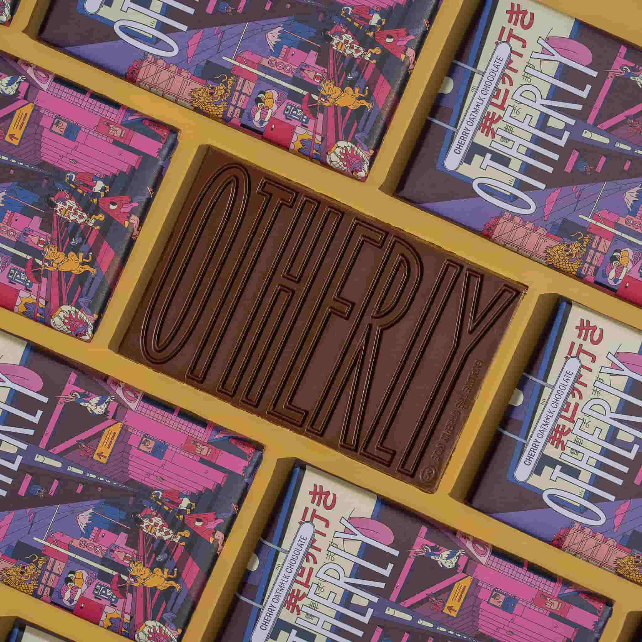 Otherly Cherry Oatm*lk Chocolate Bar, 120g - Image 4