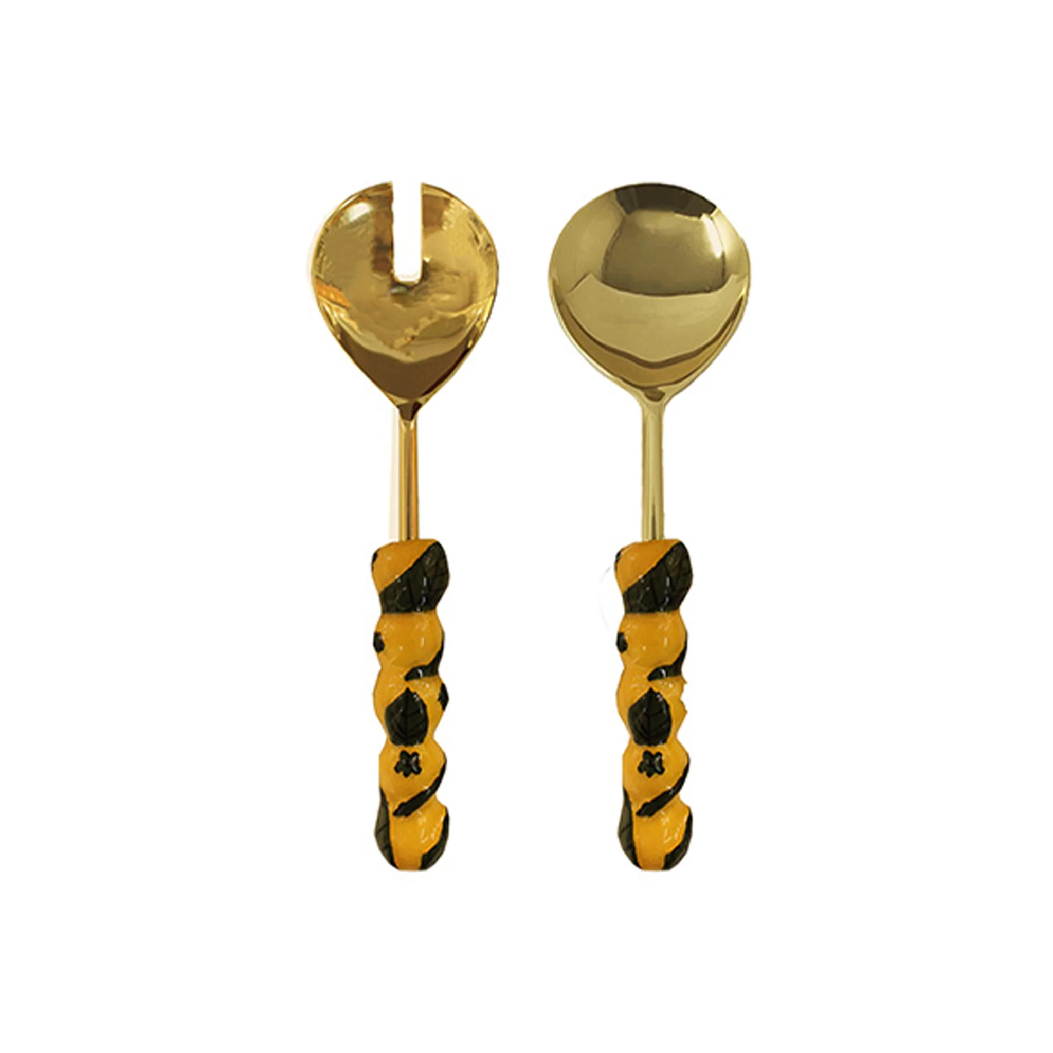 Pair of Lemon Salad Servers