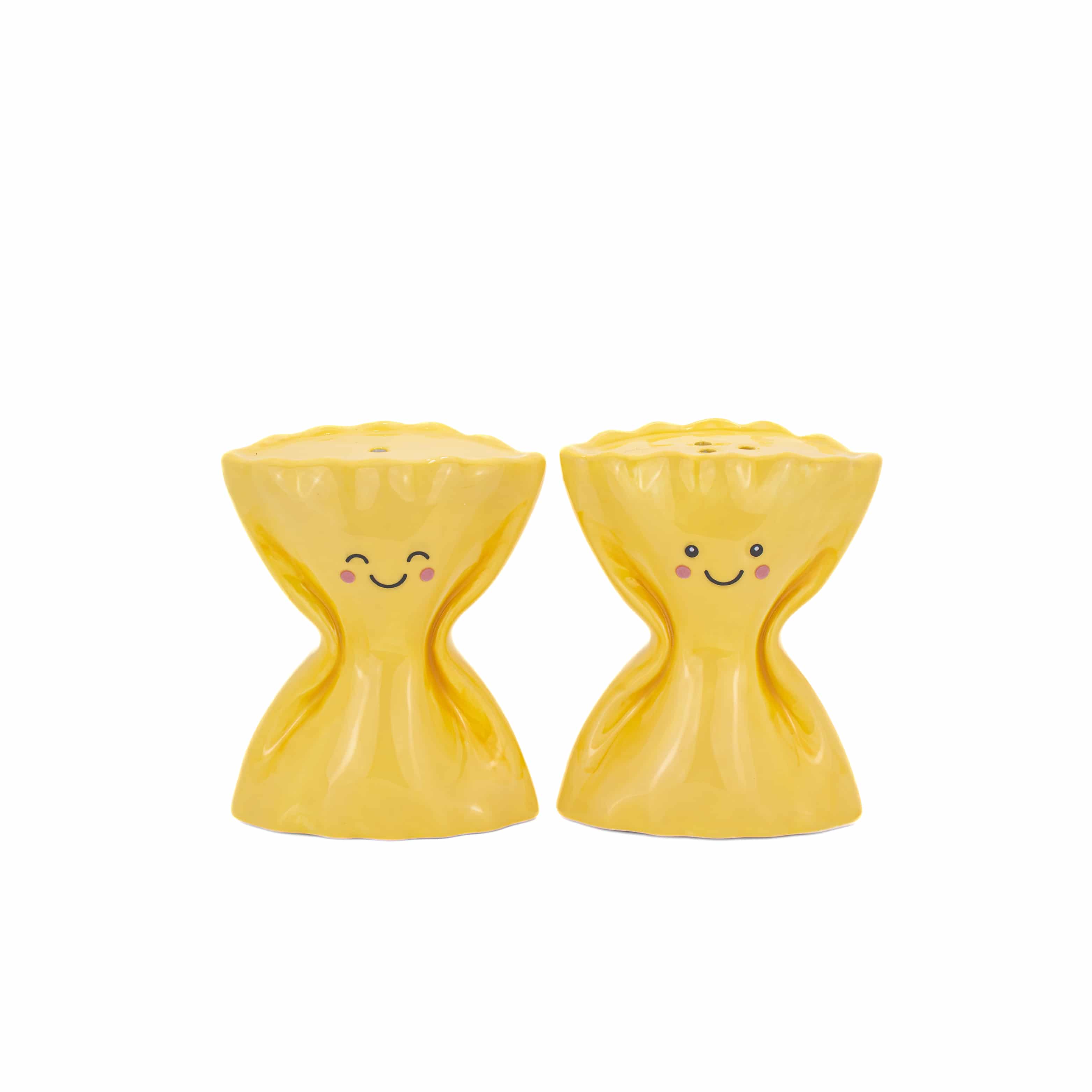Pasta Farfalle Ceramic Salt & Pepper Shakers