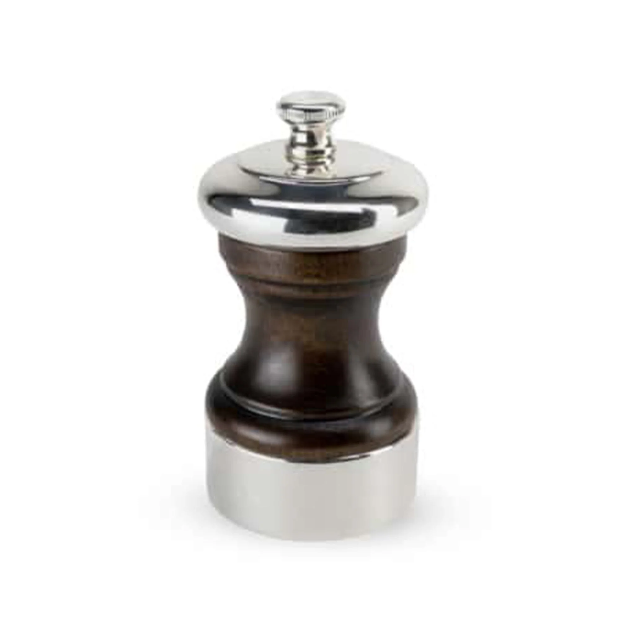 Peugeot Palace Wood & Silver Plated Pepper Mill, 10cm