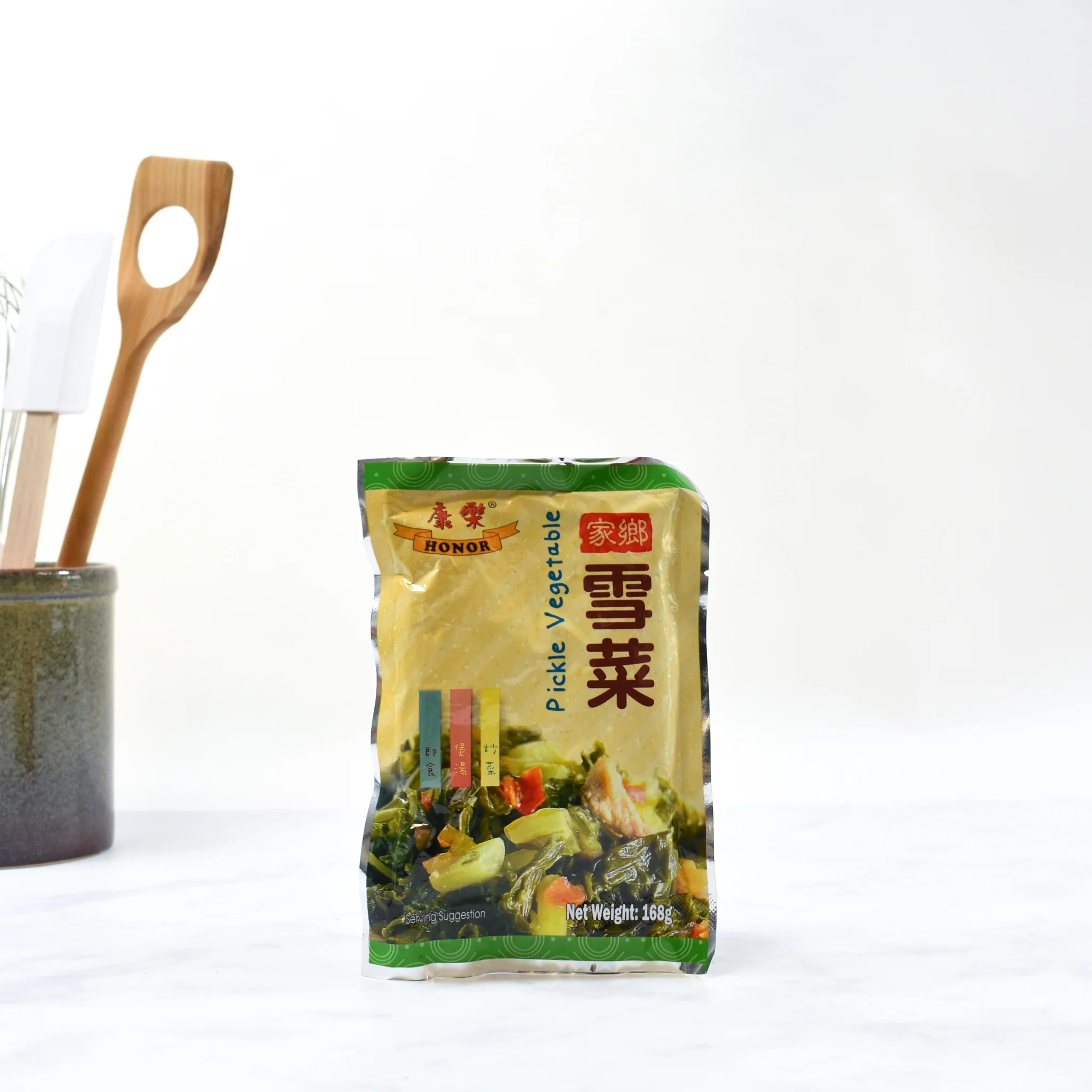 Pickled Vegetables Preserved Mustard Greens, 168g - Image 3