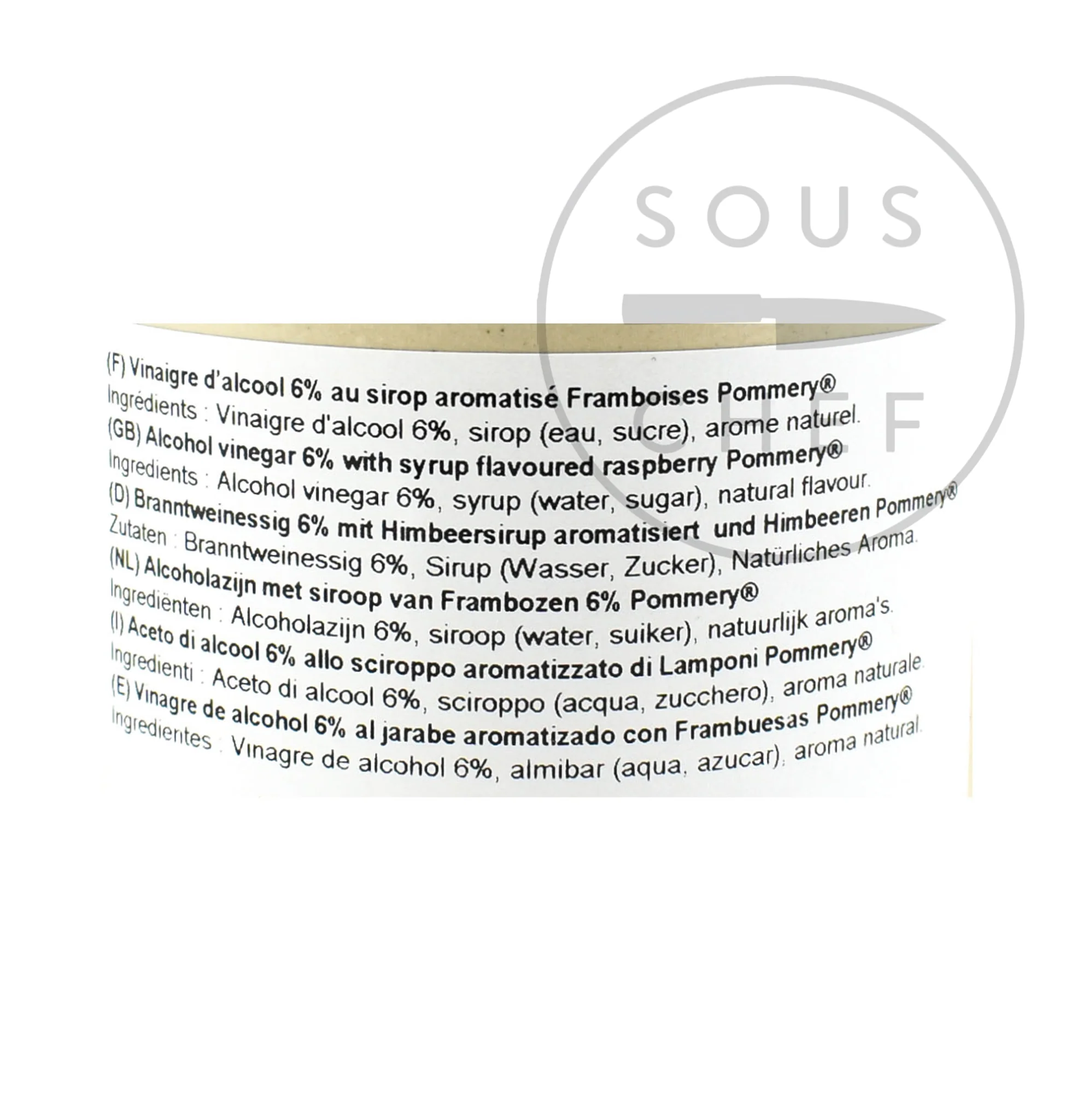 Pommery Raspberry Vinegar, 500ml - Image 2