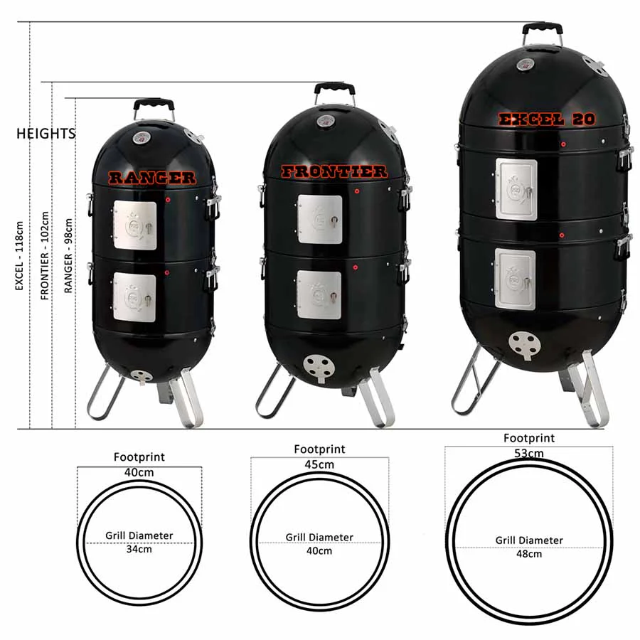 ProQ Frontier Elite 3in1 BBQ Smoker - Image 8