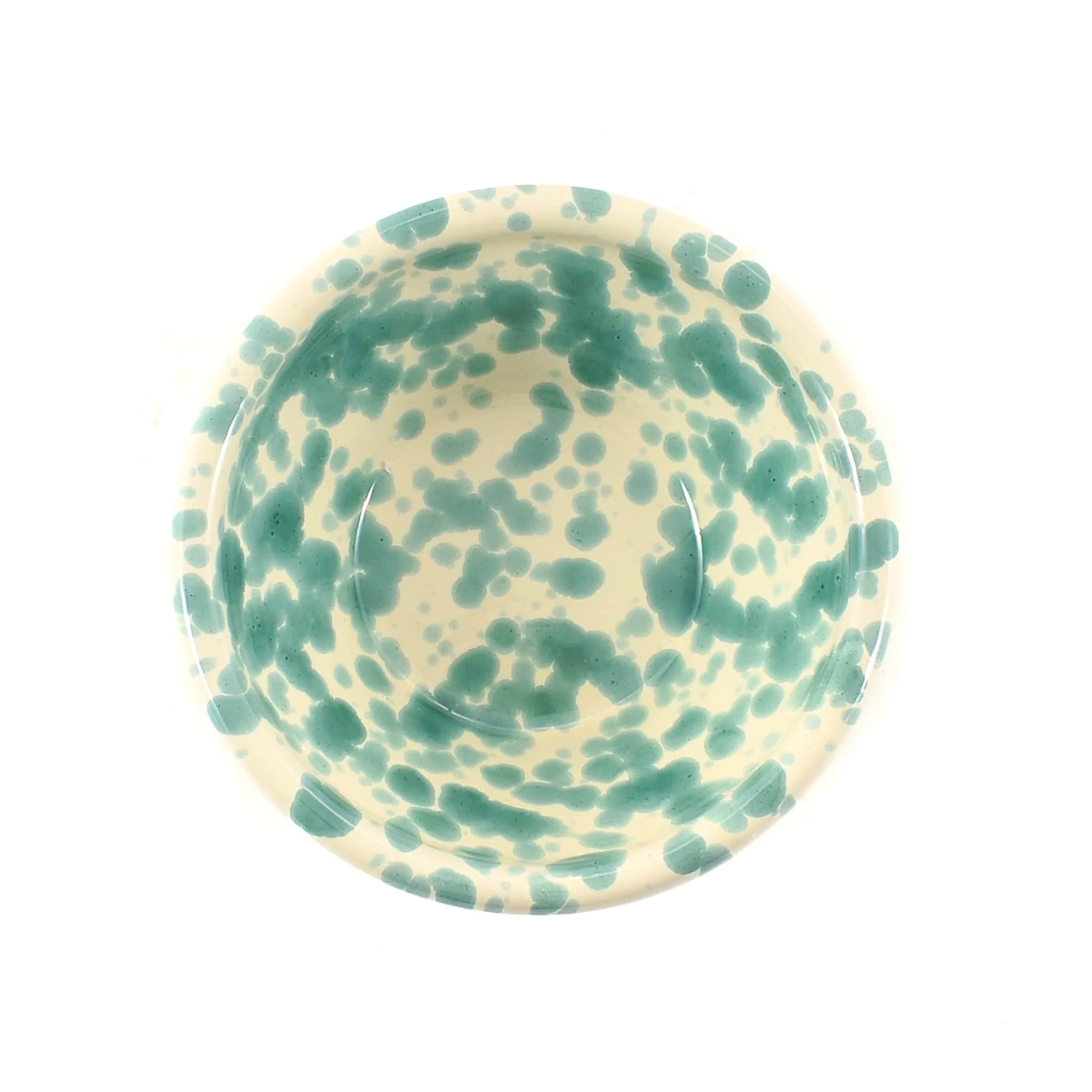 Puglia Aquamarine Splatter Bowl, 12cm - Image 2