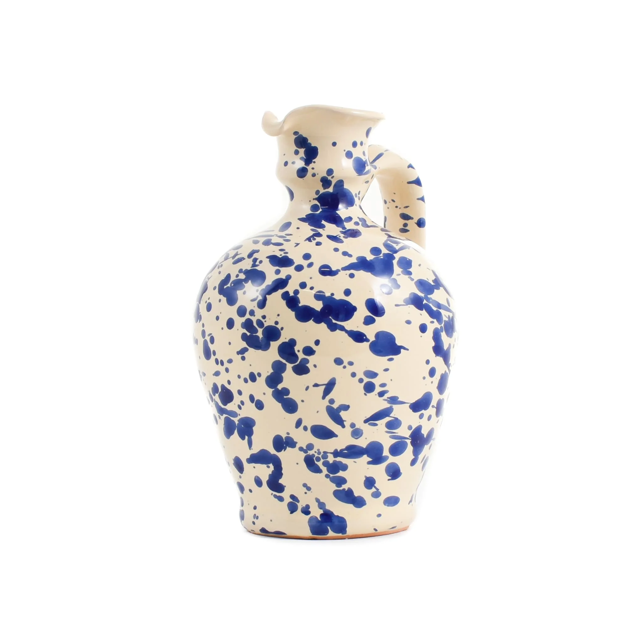 Puglia Blue Splatter Oil Bottle, 250ml - Image 2