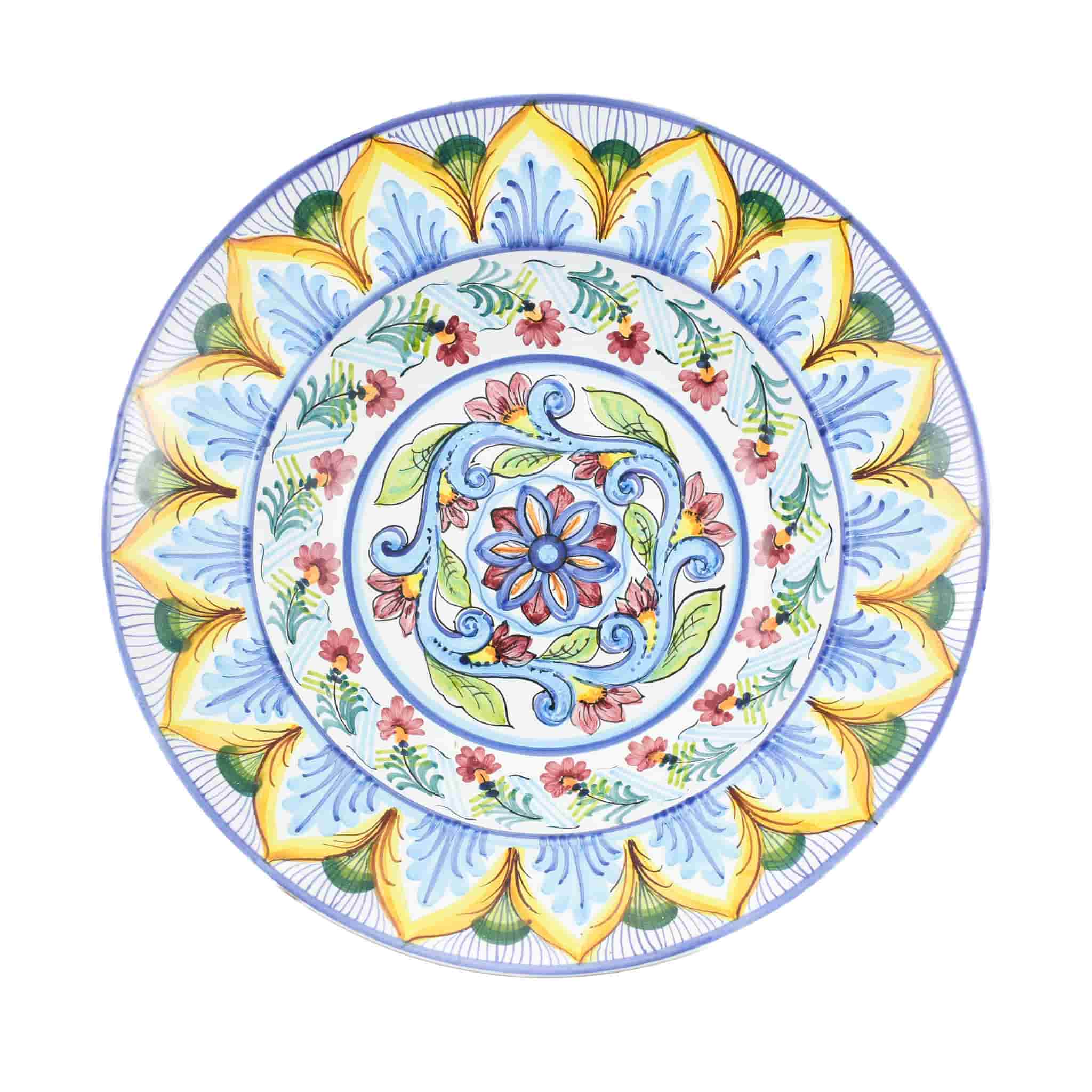 Hand Painted Serving Bowl, 36cm - Image 2