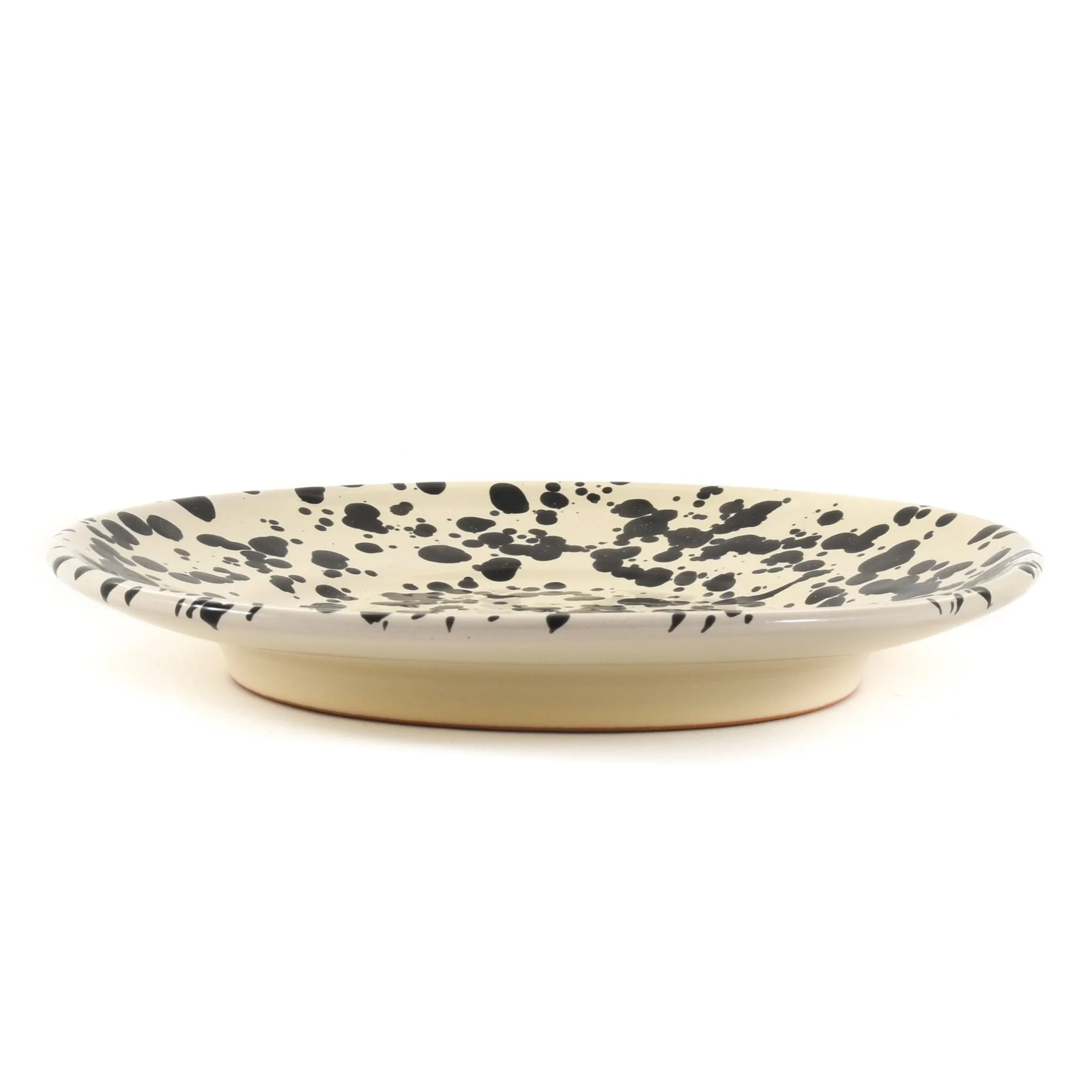 Puglia Black Splatter Side Plate, 19cm - Image 2