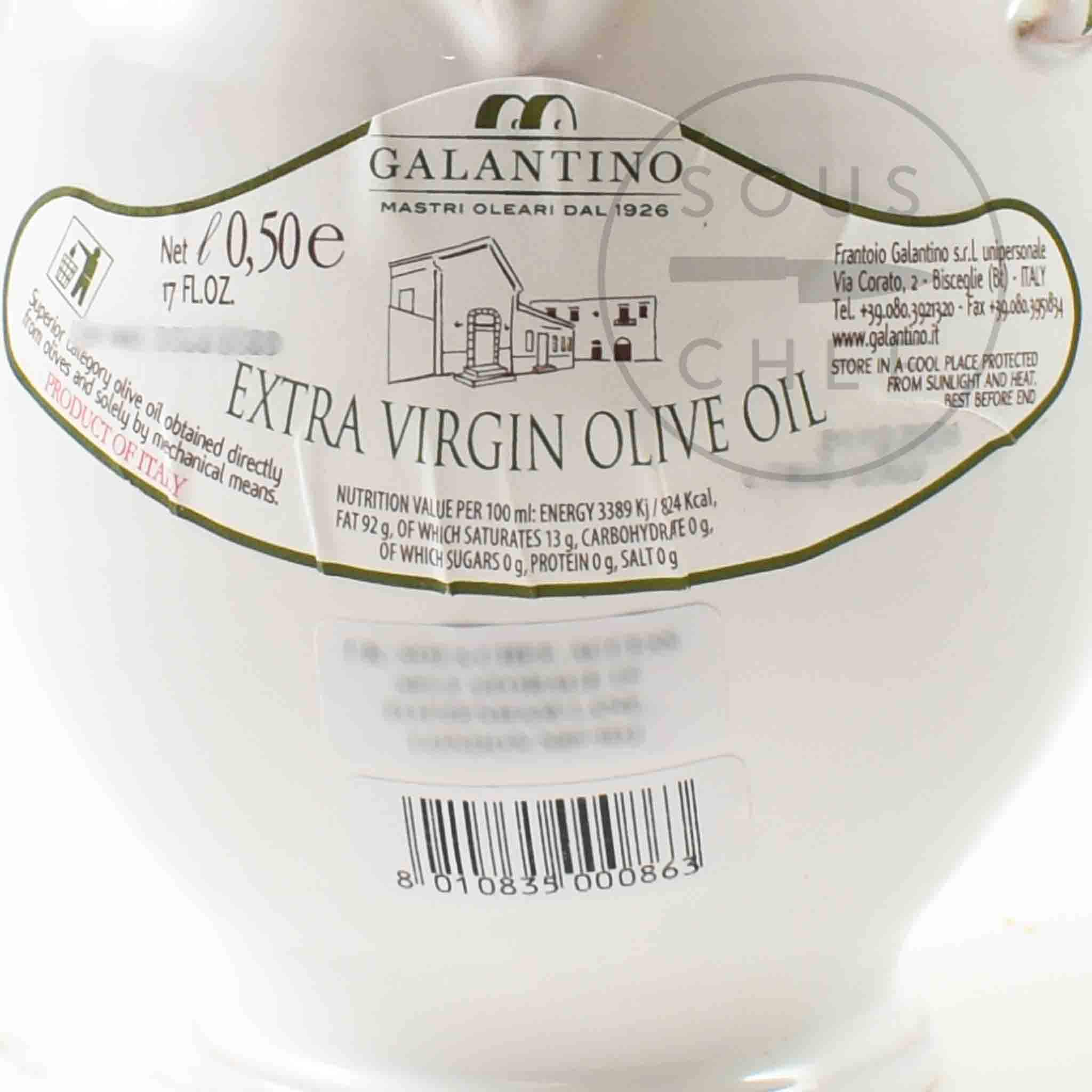 Puglian Extra Virgin Olive Oil in Yellow Terracotta Bottle, 500ml - Image 2
