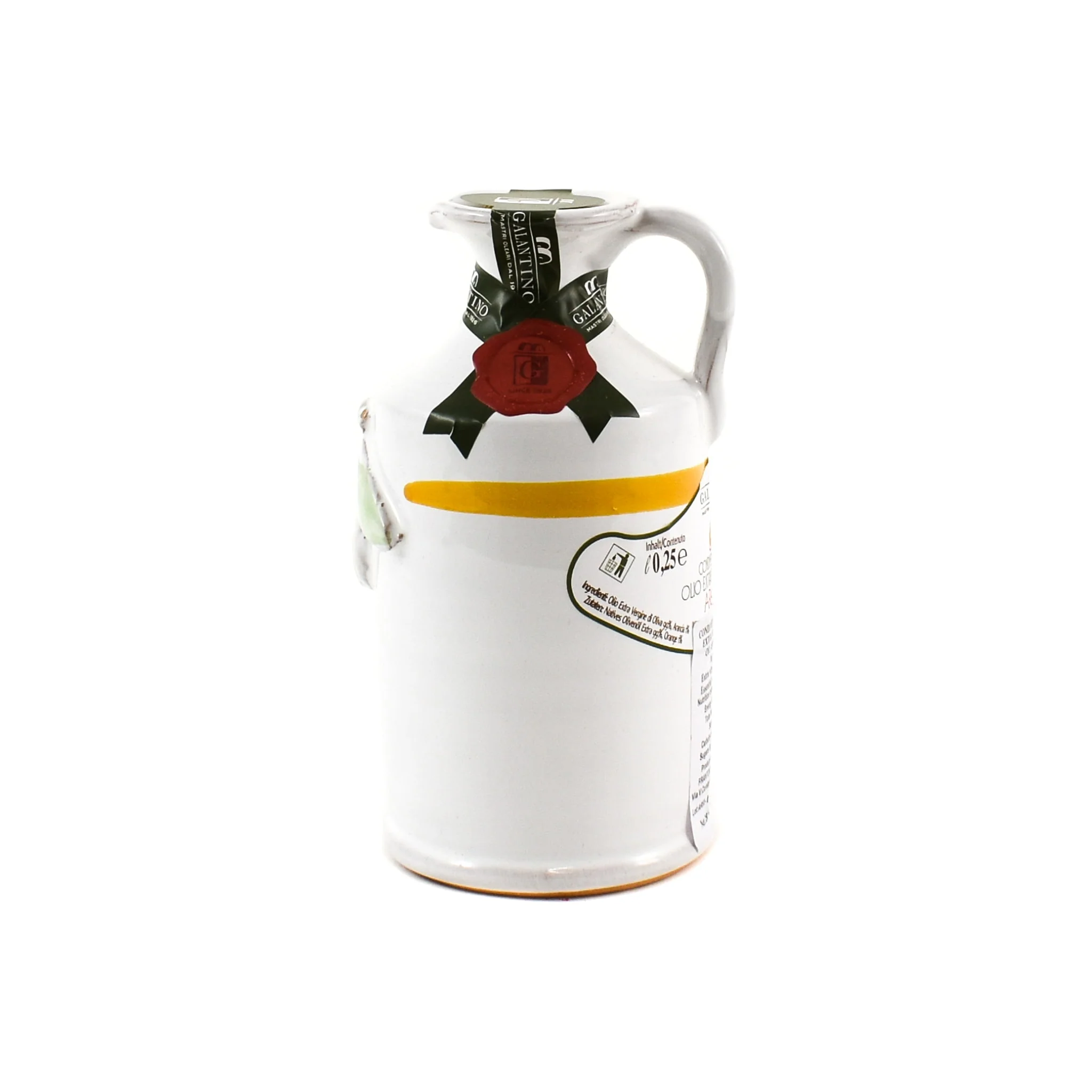 Puglian Olive Oil with Orange in Terracotta Bottle, 250ml - Image 2