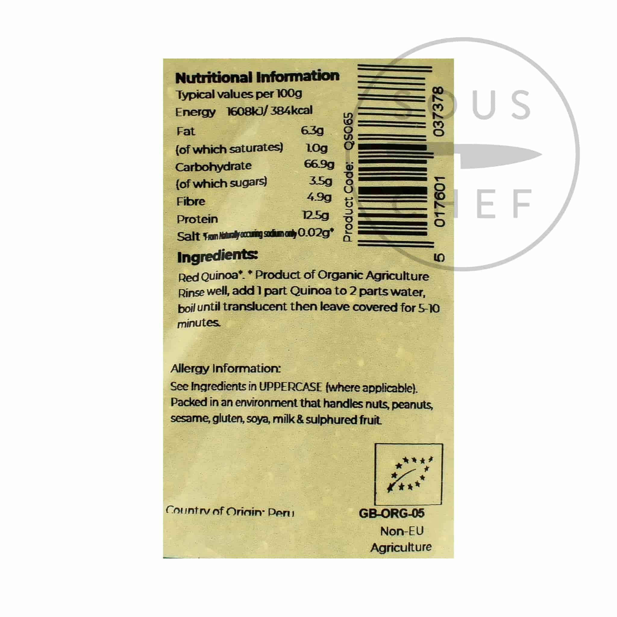 Organic Red Quinoa, 500g - Image 2