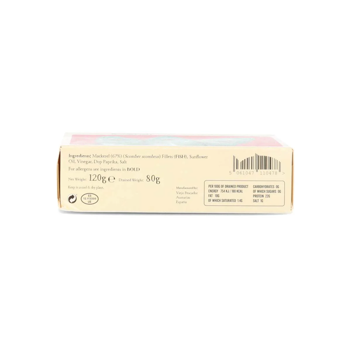 Rockfish Tinned British Mackerel Escabeche, 120g - Image 3