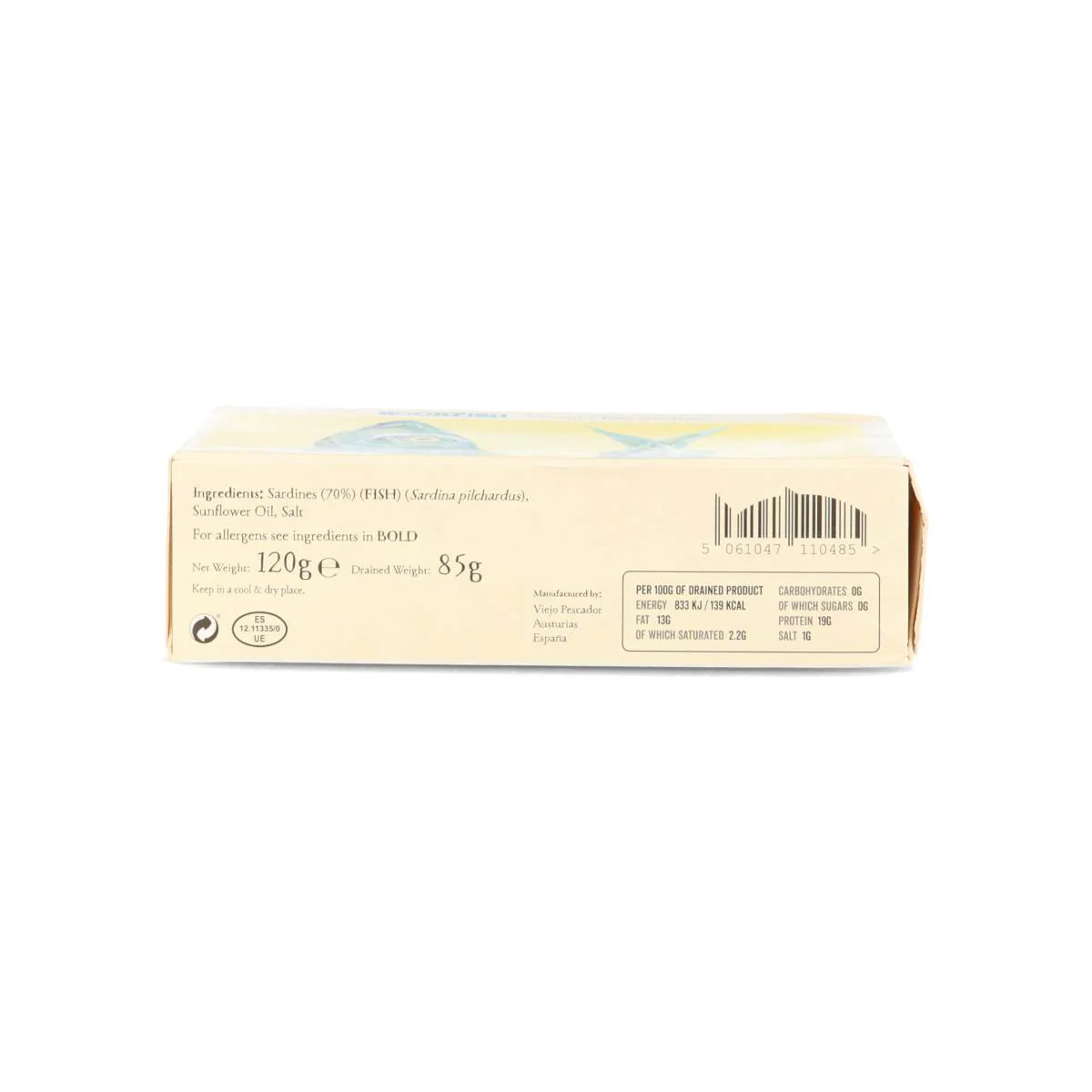 Rockfish Tinned Mount's Bay Sardines, 120g - Image 3