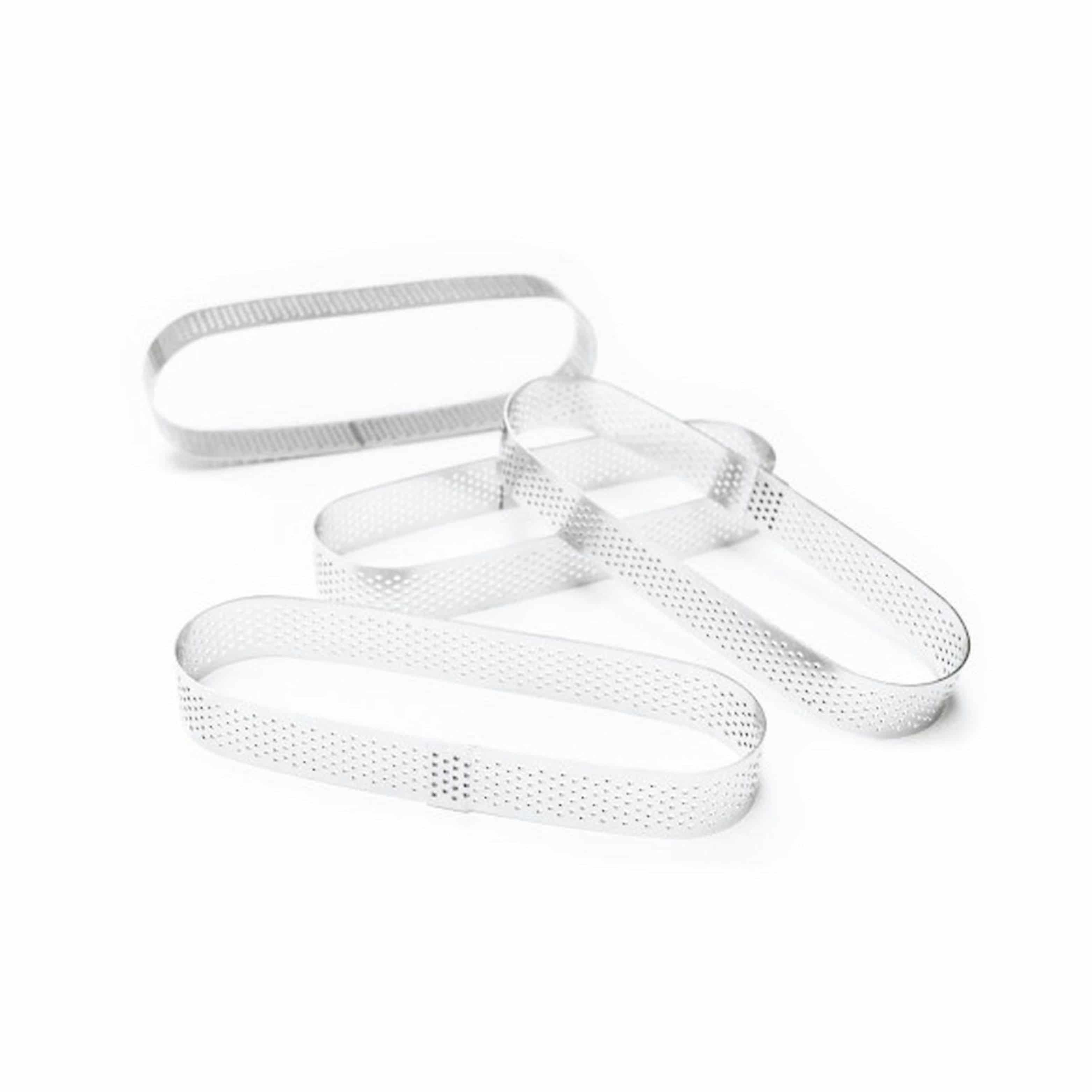 Scrap Cooking Set of 4 Oval Perforated Tartlet Rings