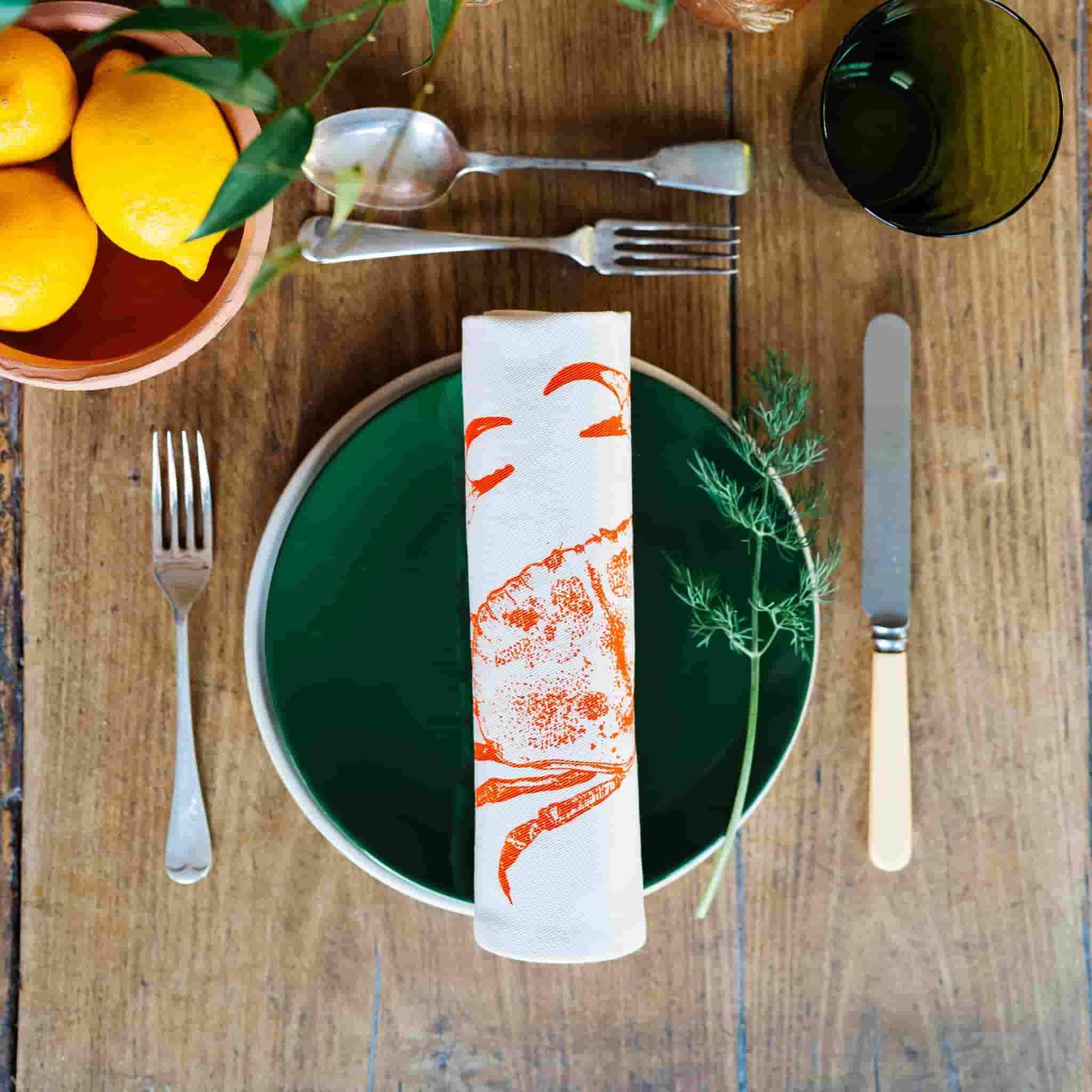 Lottie Day Set of 4 Seafood Napkins - Image 3